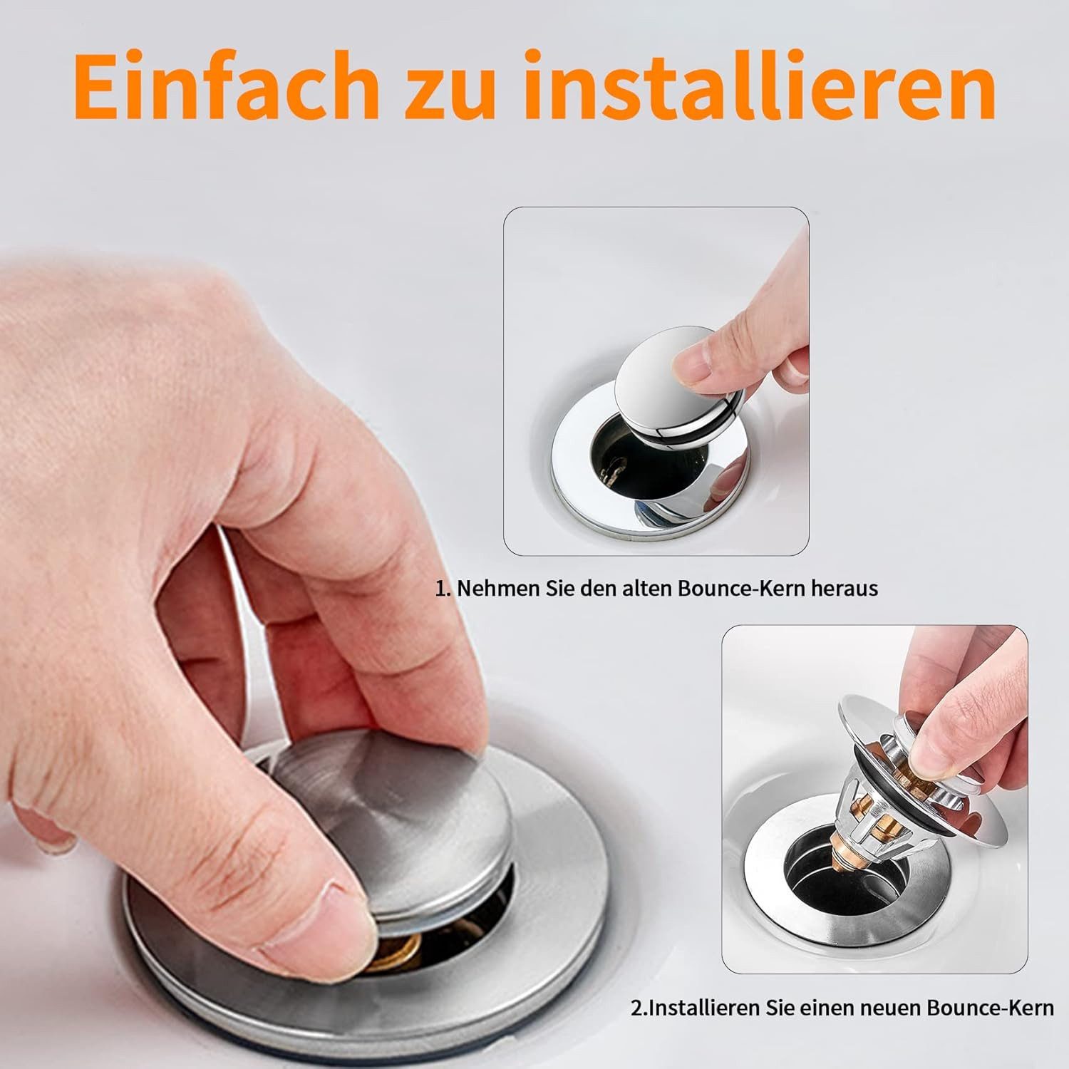 UE Stock Waschbeckenstöpsel Waschbeckenstöpsel Universal Pop günstig online kaufen