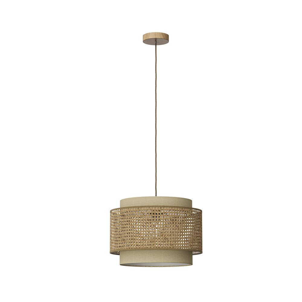Vicco Pendelleuchte Morten, Rattan/Creme, 45 x günstig online kaufen