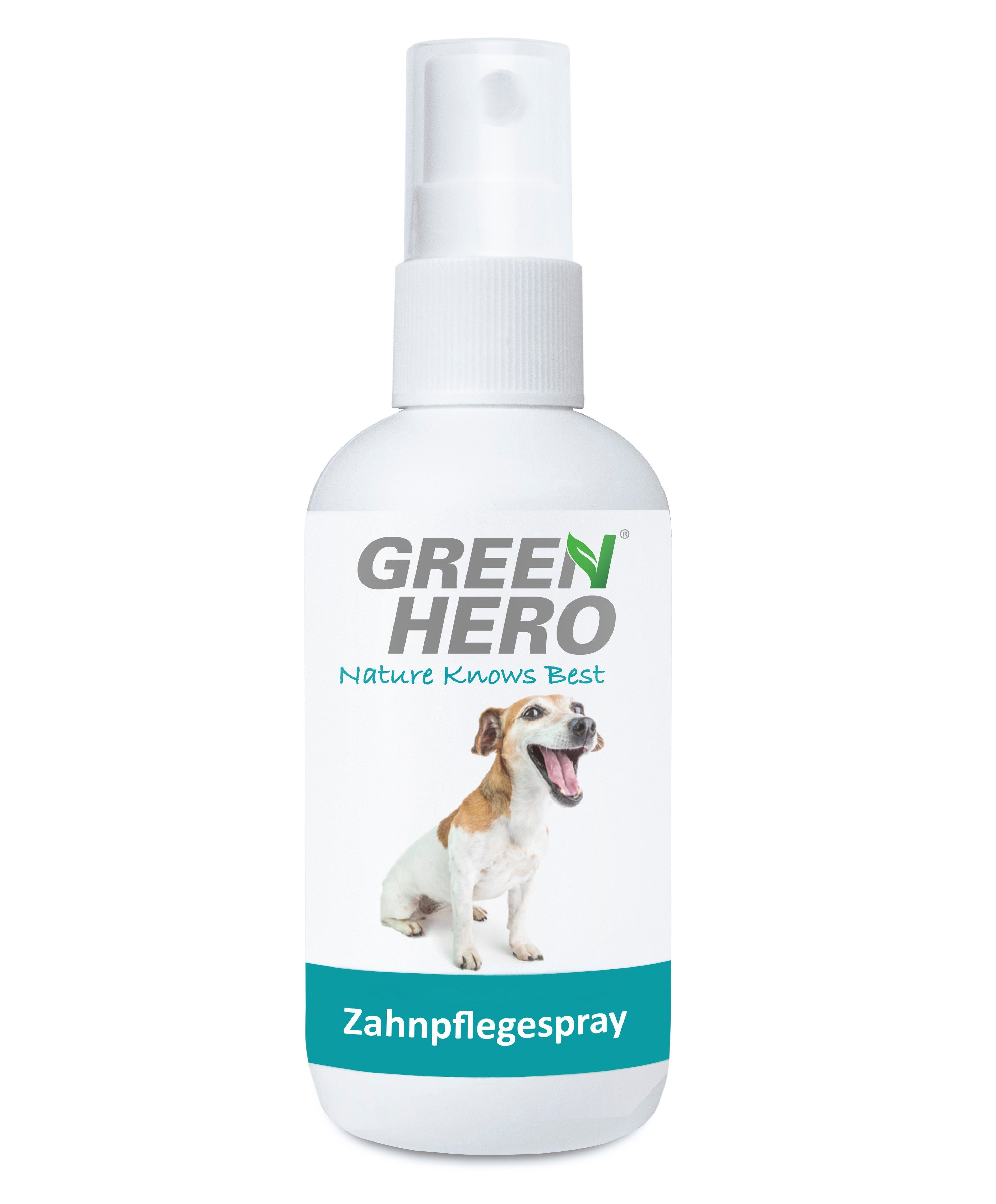 GreenHero Tier-Zahnpflegeset Zahnpflegespray für Hunde - gegen Mundgeruch