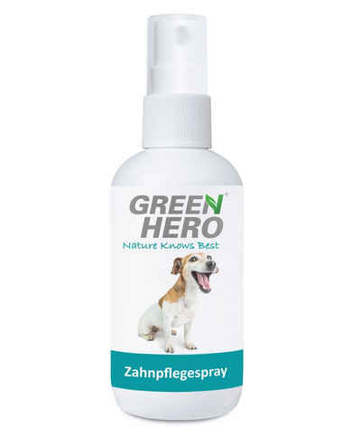 GreenHero Tier-Zahnpflegeset Zahnpflegespray für Hunde - gegen Mundgeruch