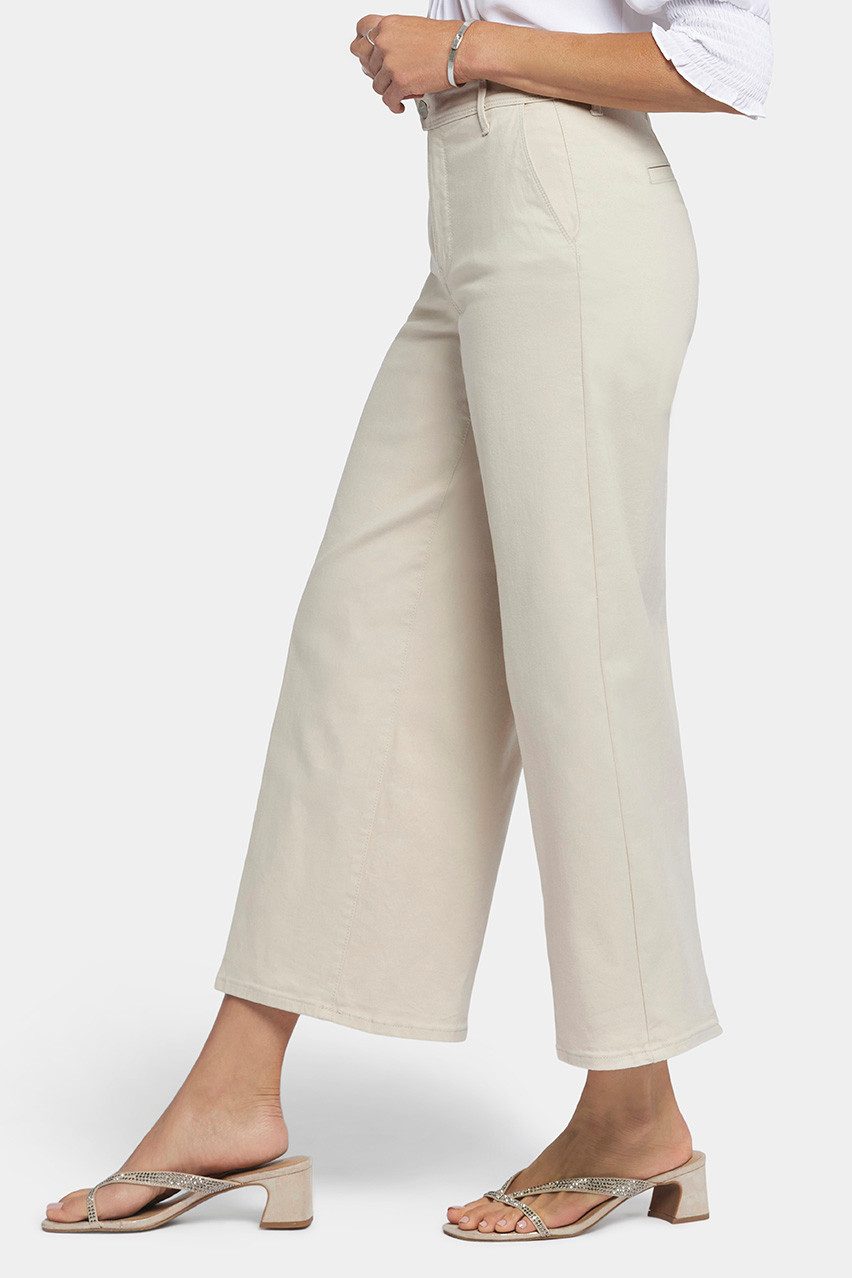 NYDJ Weite Jeans Mona Weite Bein Knöchel Jeans mit hoher Taille