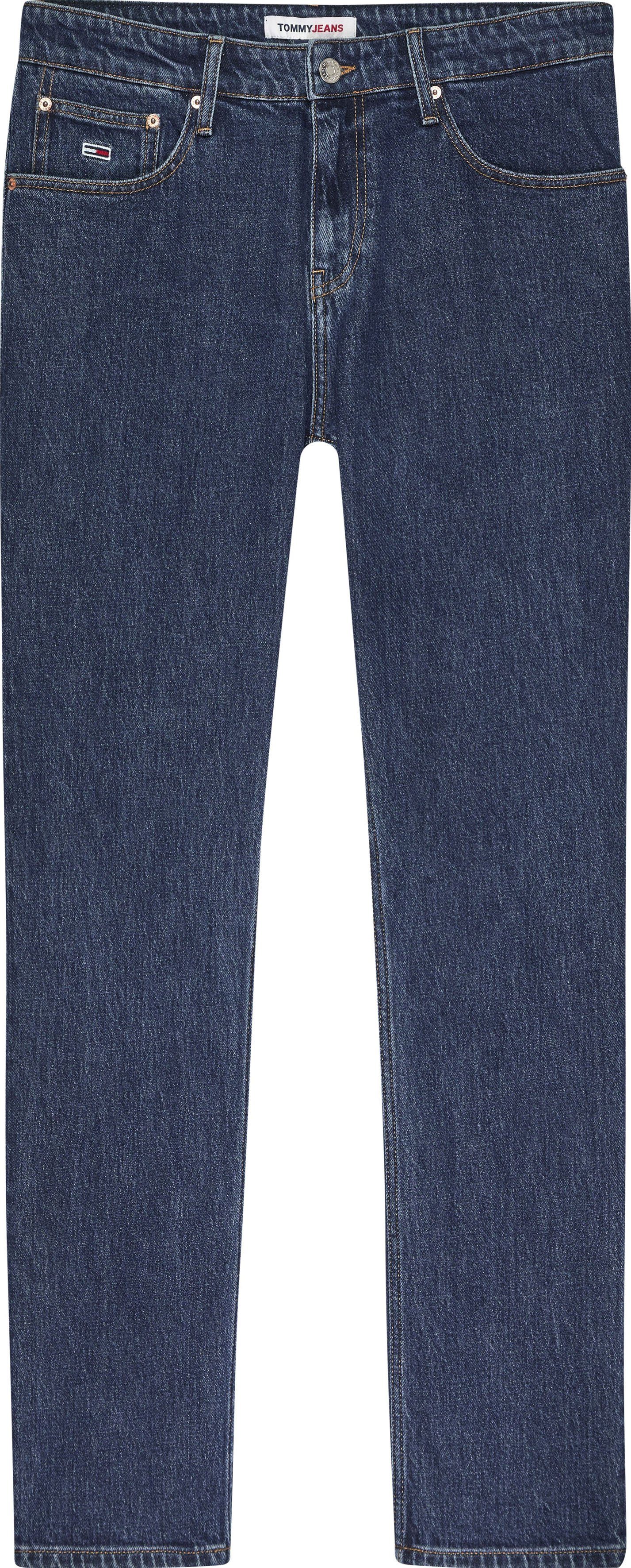 Tommy Stitching Tommy Jeans mit Münzfach darkblue Jeans RYAN RGLR STRGHT am Straight-Jeans