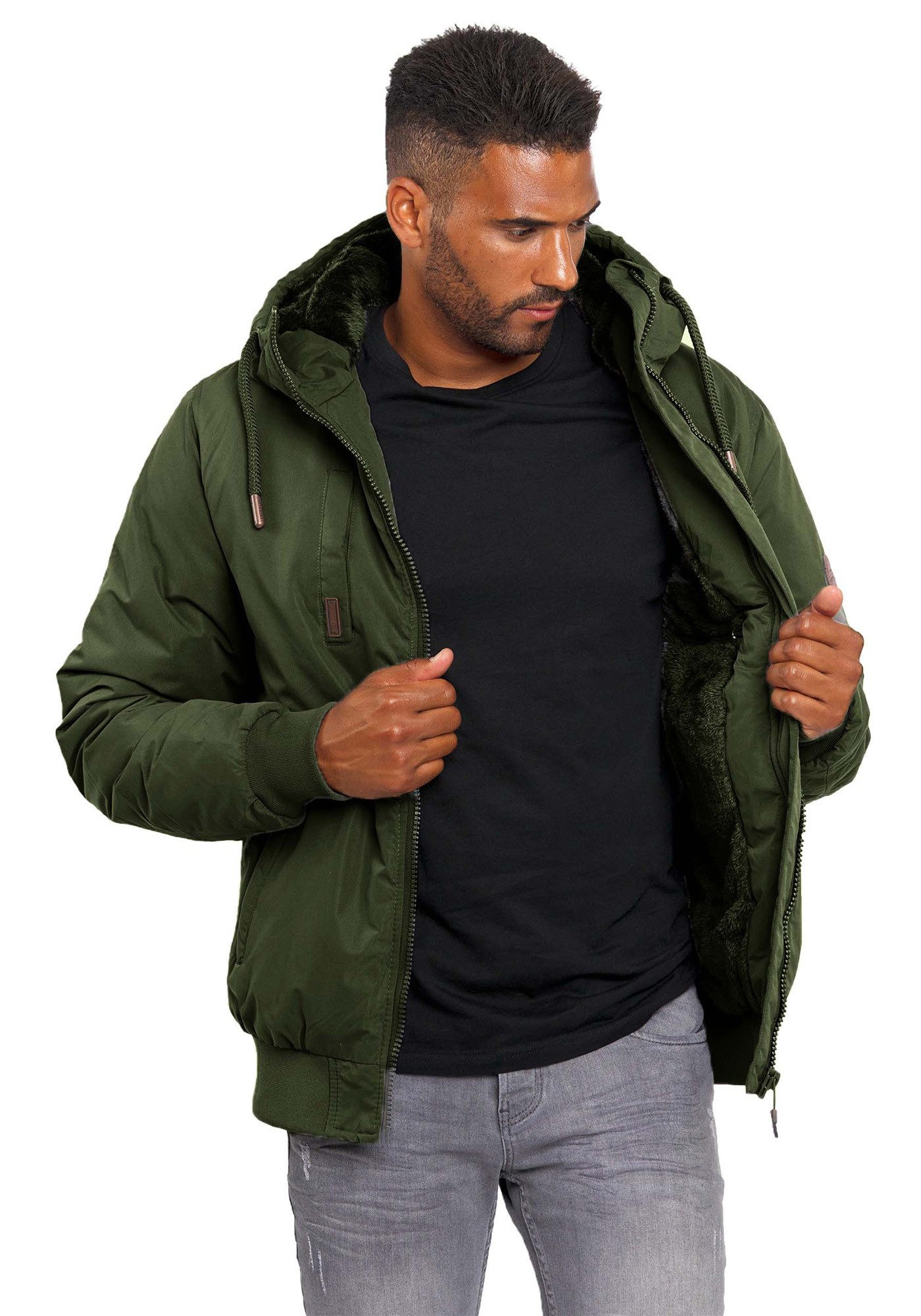 Alessandro Salvarini Winterjacke ASWeighty mit weichem Teddyfell innen – Bild 2 von 5