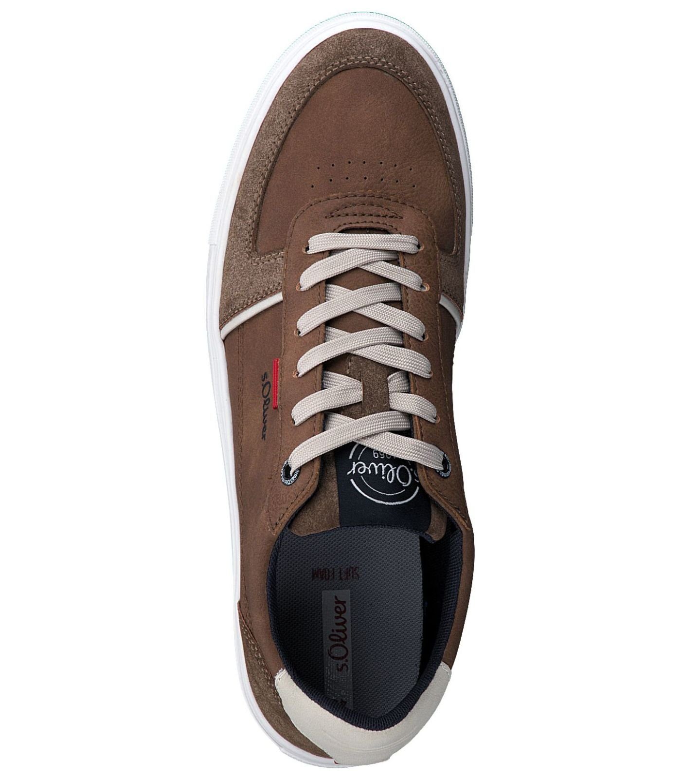 Lederimitat Cognac s.Oliver Sneaker Sneaker