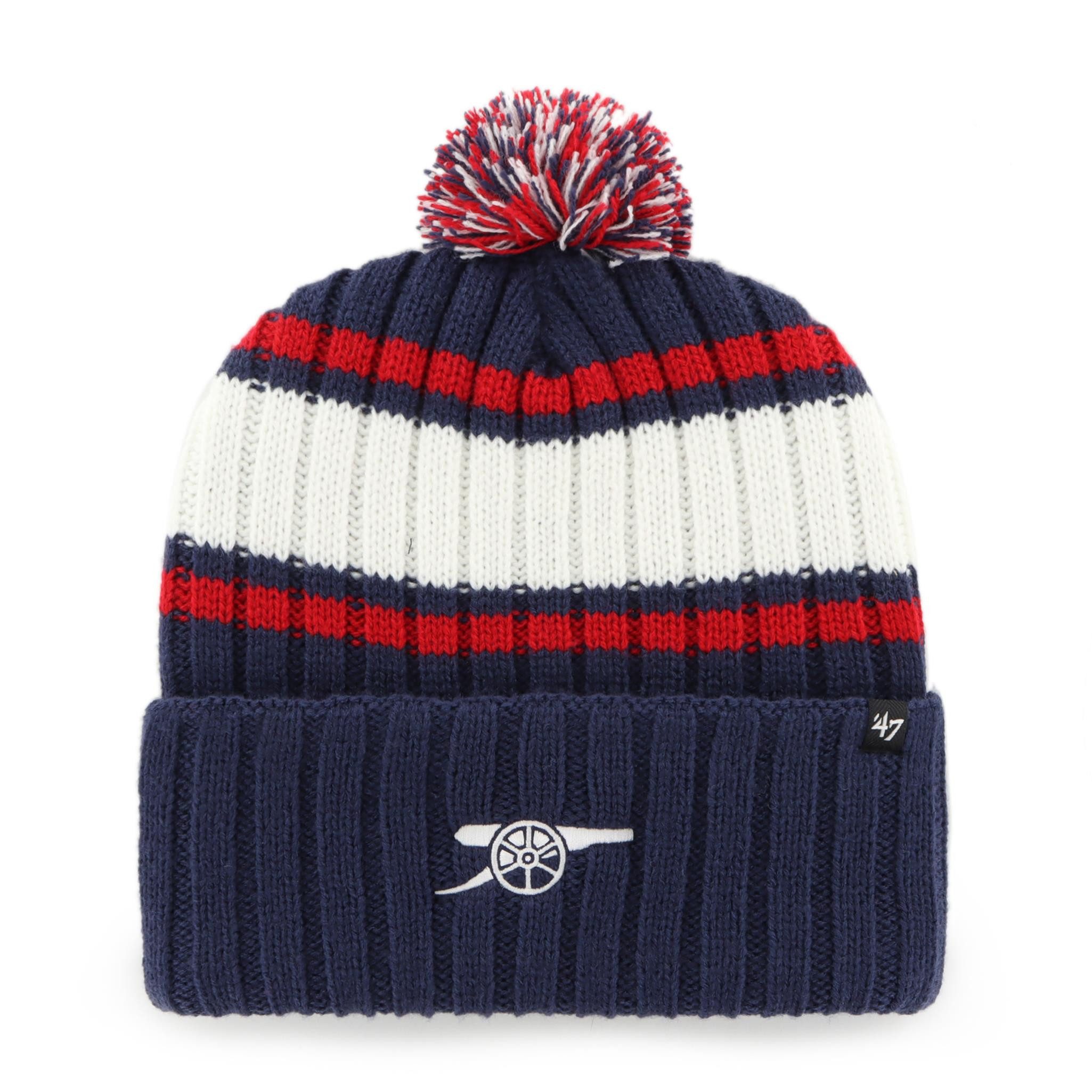 '47 Brand Bommelmütze '47 Brand EPL Beanie Arsenal Plateau Cuff Knit Arsenal FC Light Navy (Beanie, Beanie, Bommelmütze) Bommel