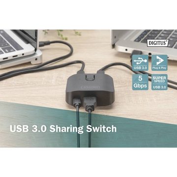 Digitus USB 3 Sharing Switch HOT Key Control, ohne USB-Adapter