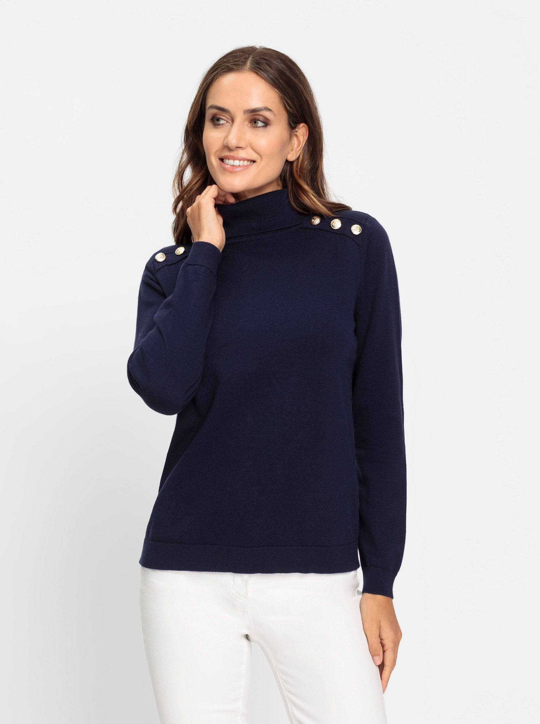 heine Strickpullover Rollkragenpullover günstig online kaufen