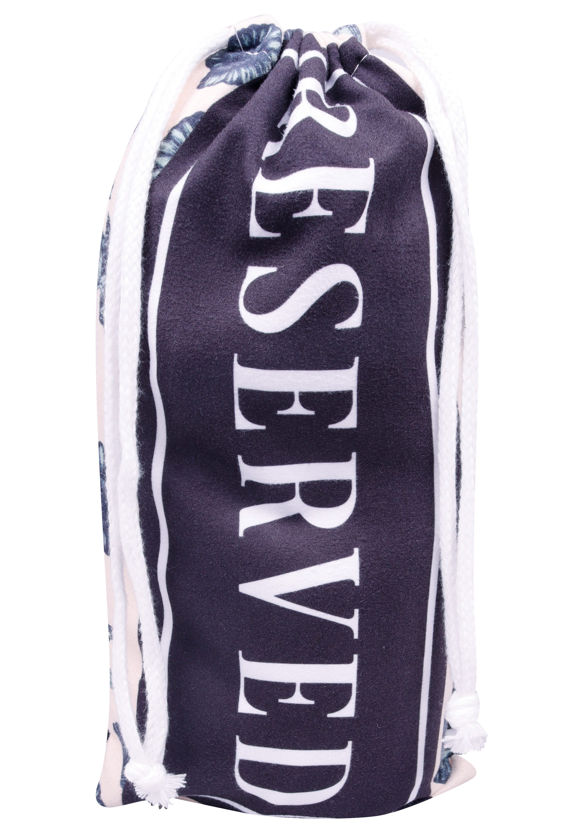 Capelli New York Strandtuch, Microfaser (1-St), schnelltrocknend, inkl. praktischer Tasche