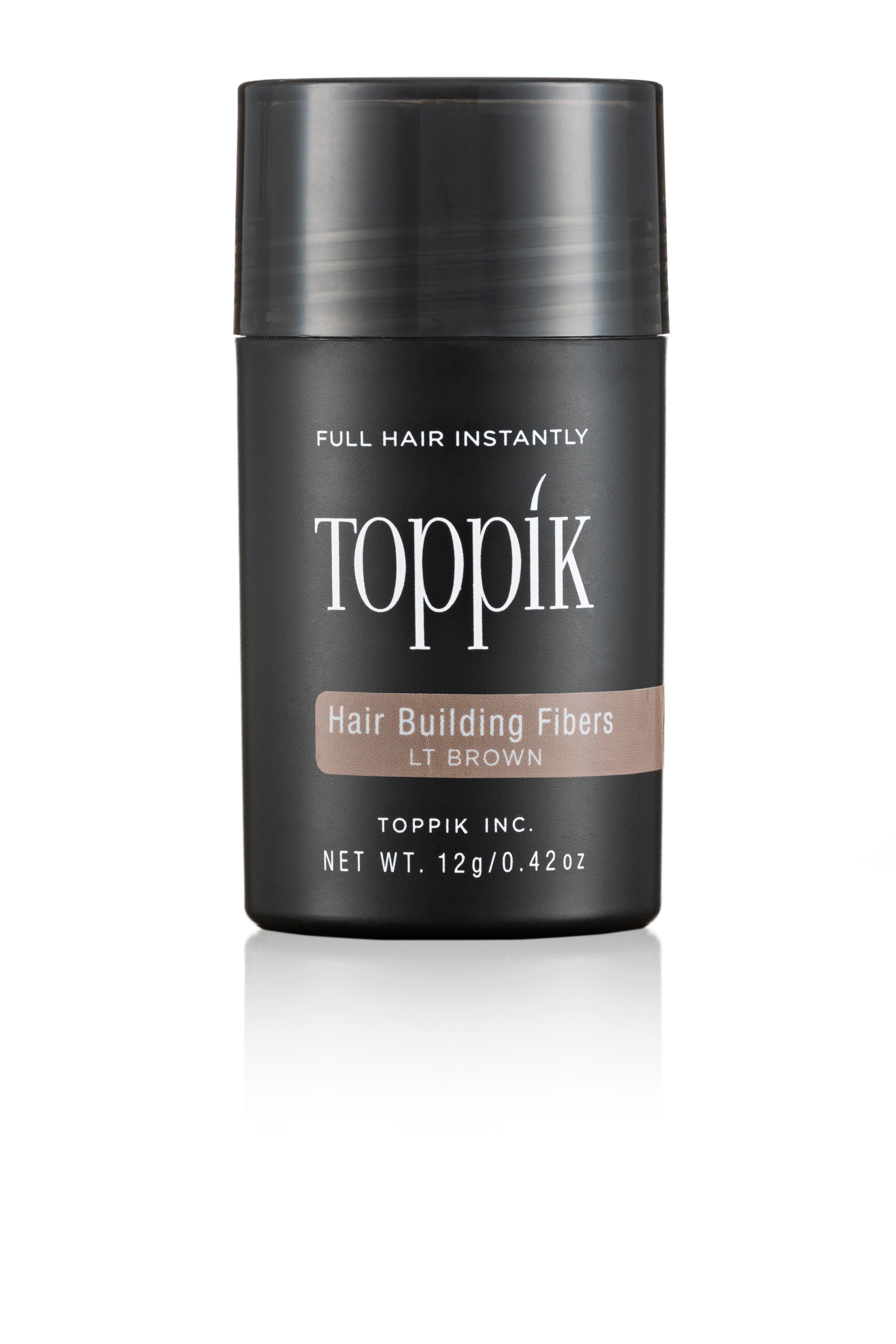 TOPPIK Haarstyling-Set »TOPPIK 12 g. Haarverdichter - Streuhaar  Haarverdichtung mit Schütthaar«, Haarfasern, Puder, Hair Fibers