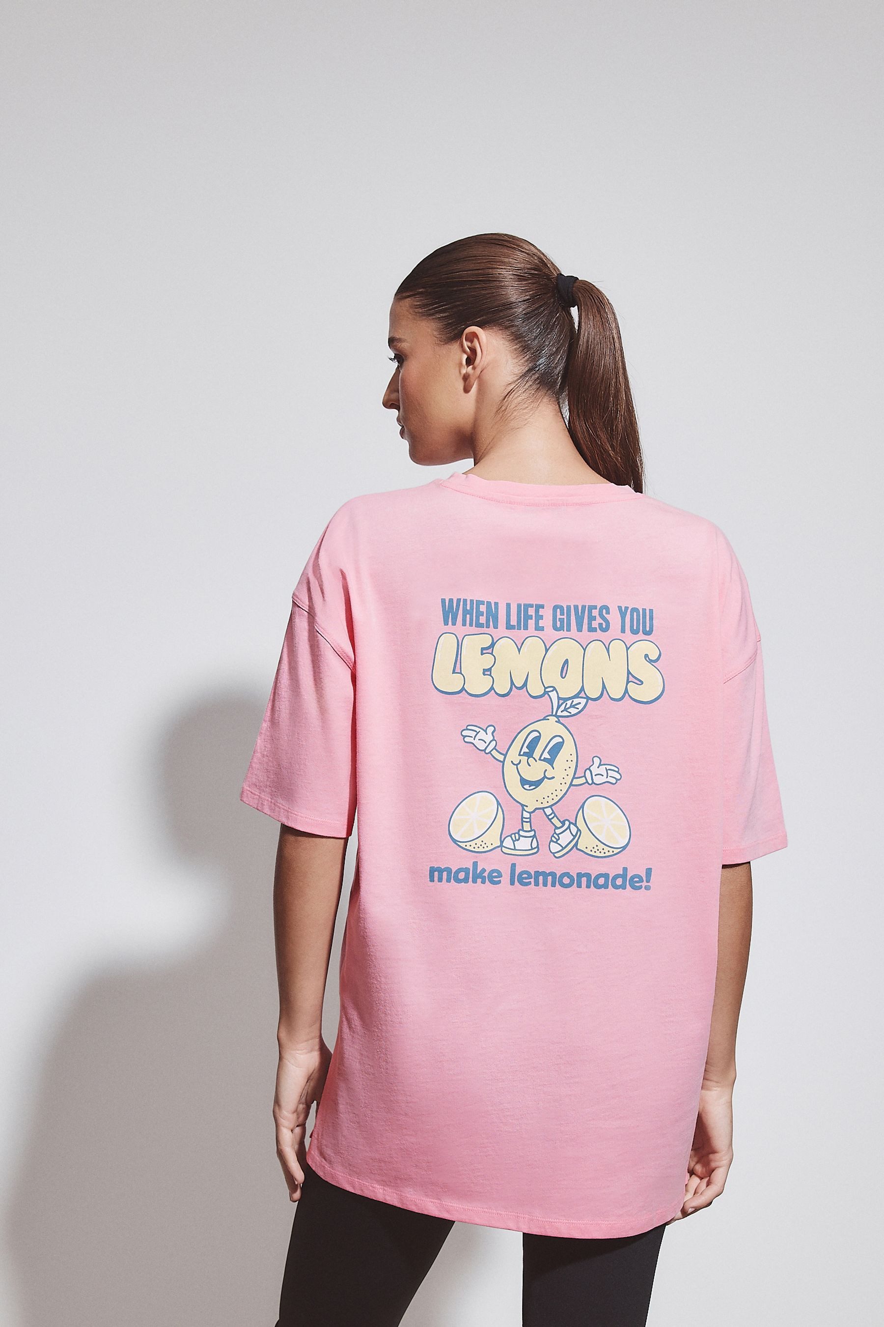 Next T-Shirt Oversized Fit T-Shirt mit Grafik aus Baumwolle (1-tlg) günstig online kaufen