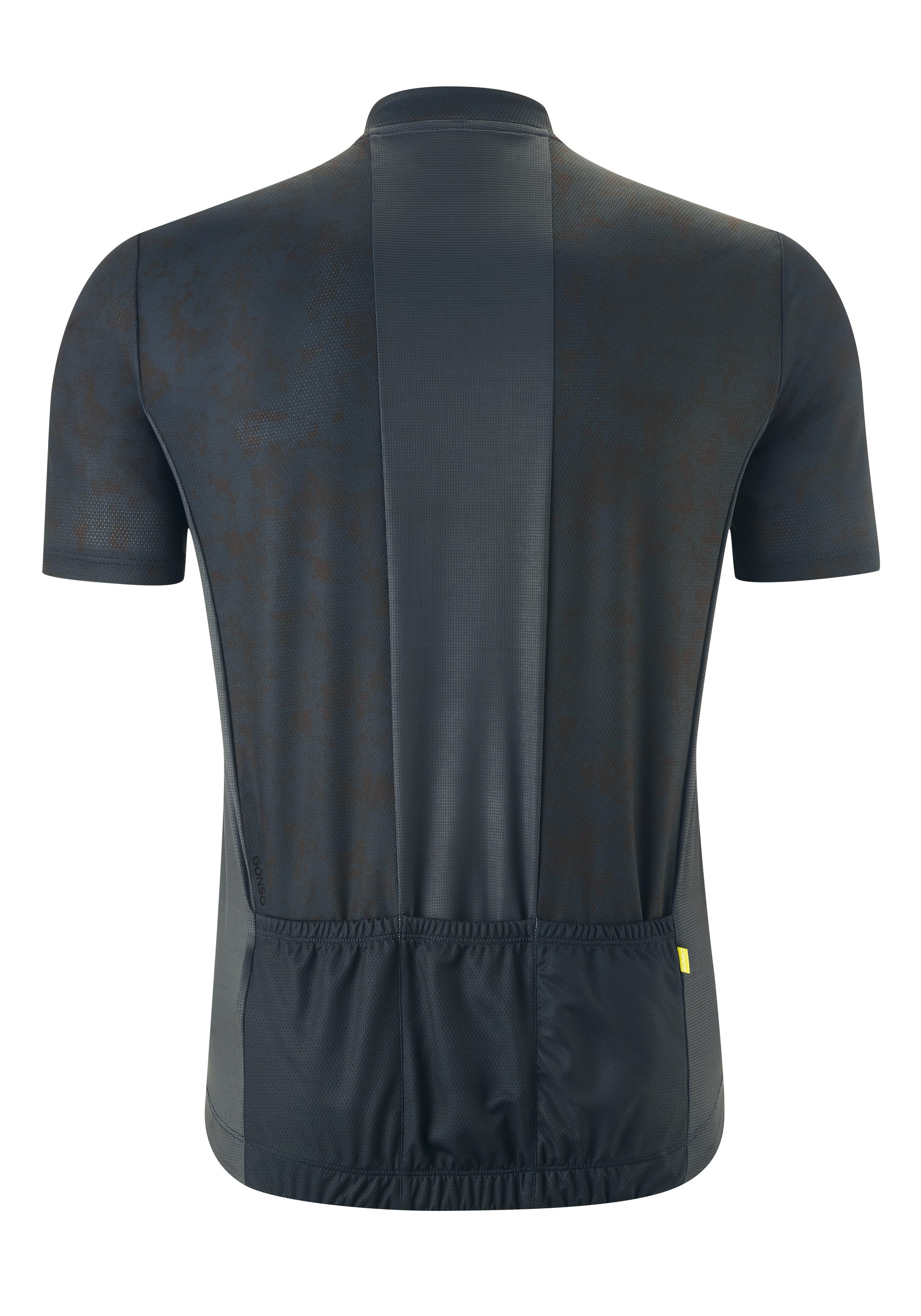 Gonso Radtrikot PRESEGNO Herren Radshirt kurzarm, atmungsaktives Fahrradtrikot mit Rückentasche