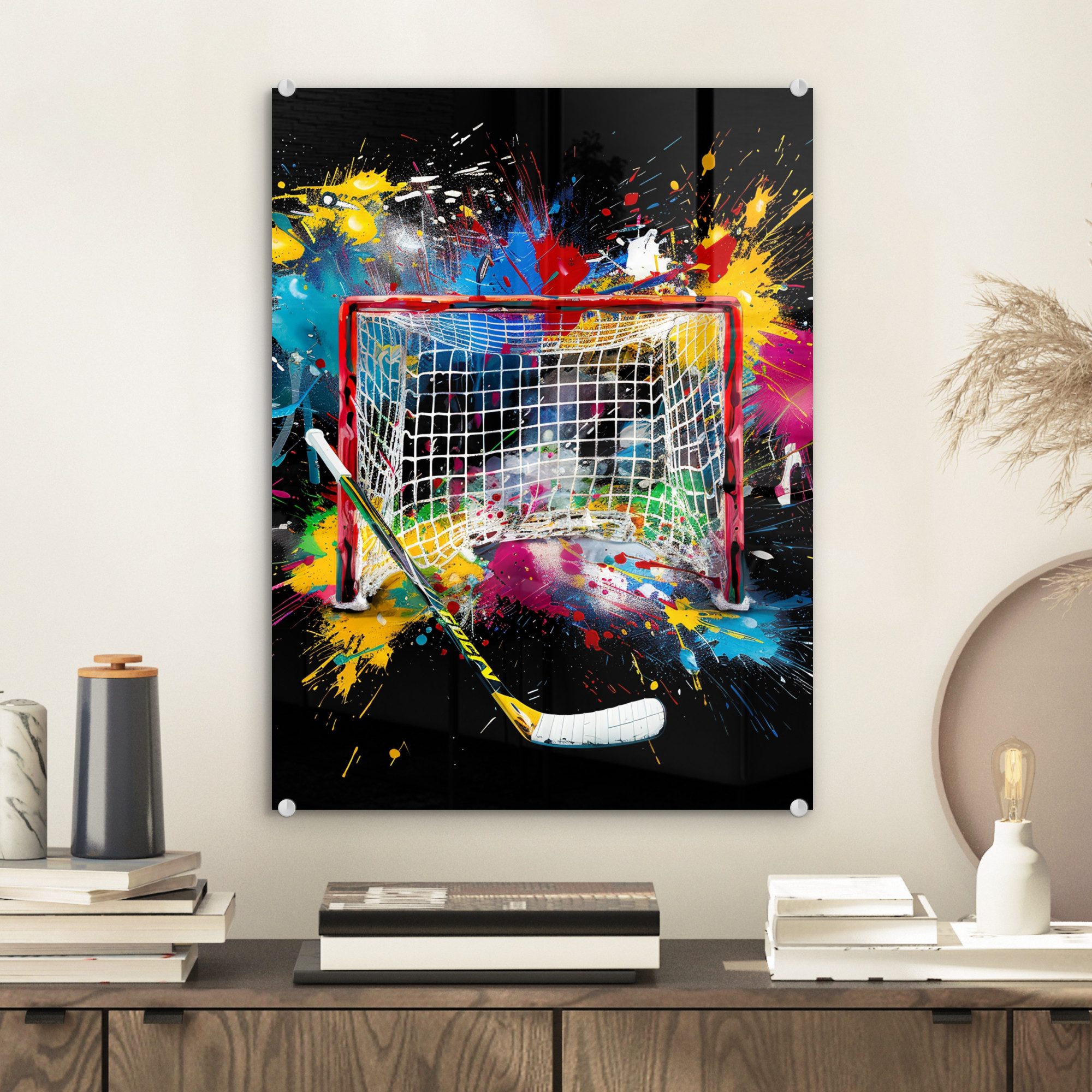 MuchoWow Acrylglasbild Graffiti - Sport - günstig online kaufen