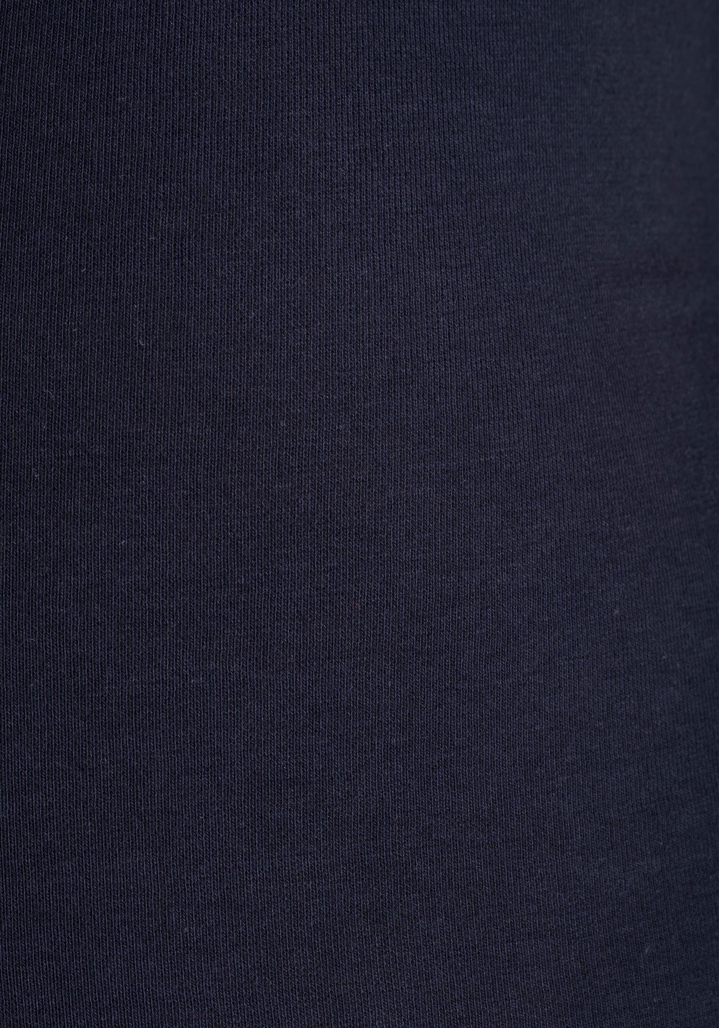 Streifen mit im Boxer schwarz schmalen blau, 4-St) (Packung, rot, Bench. anthrazit, Webbund
