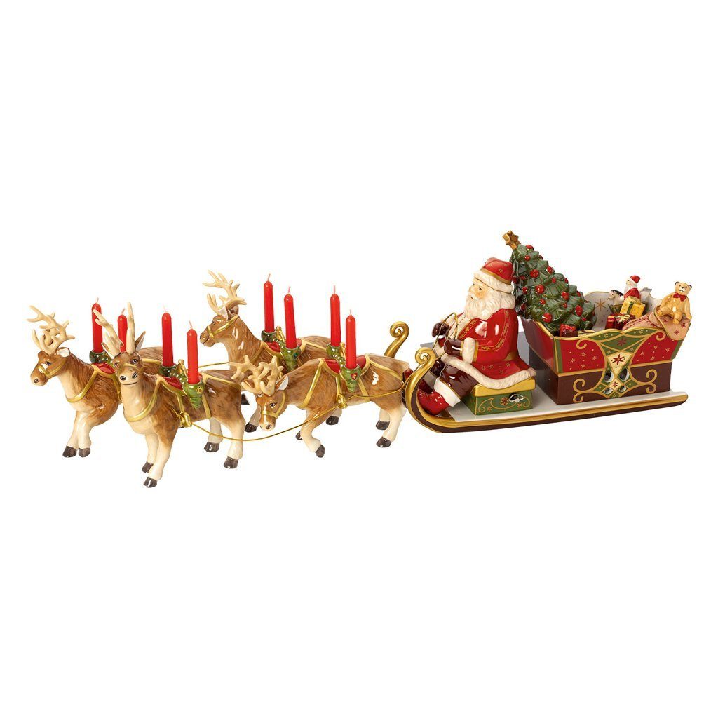 Villeroy & Boch Dekofigur Christmas Toys Memory Santa's Schlitten 22x70x16cm (1 St)