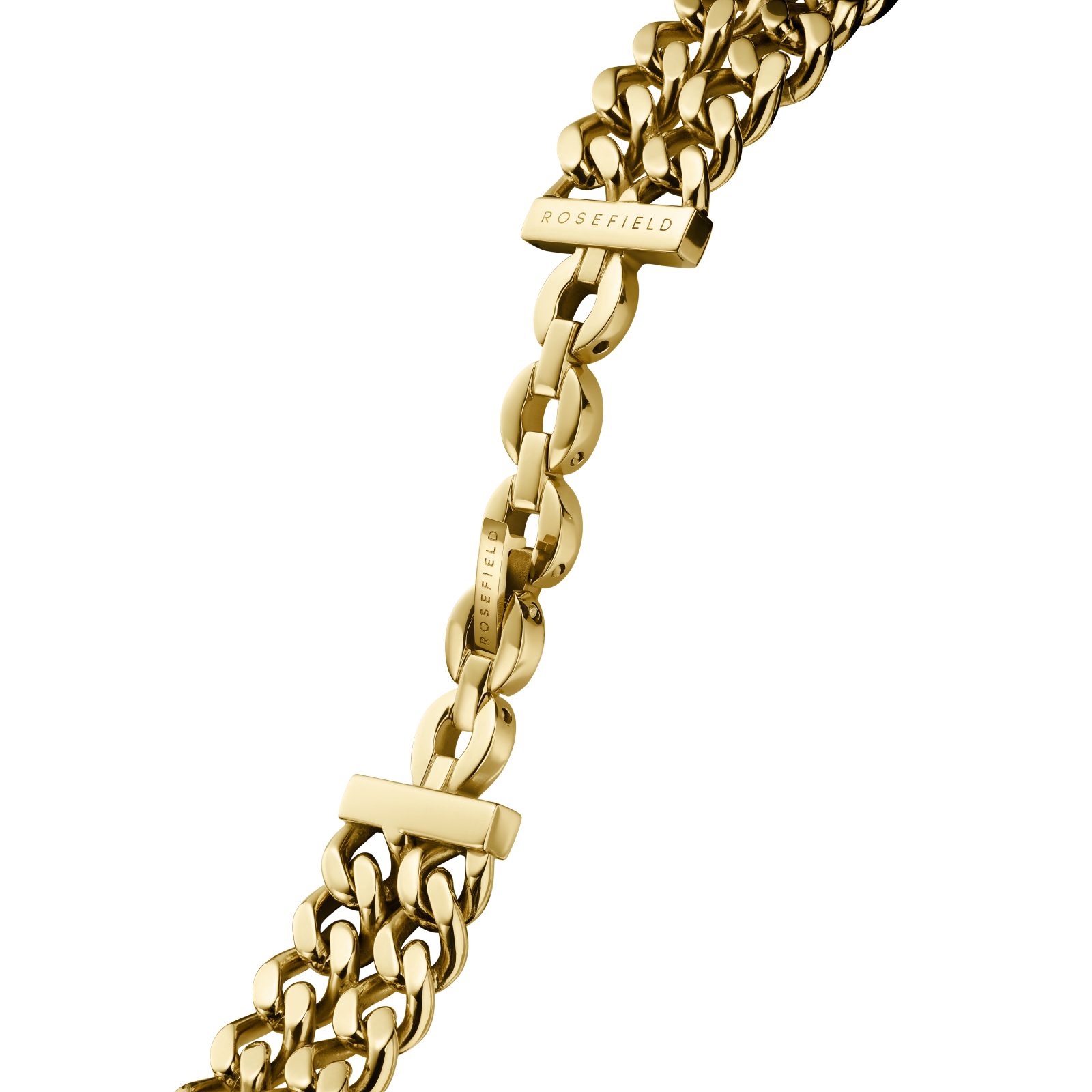 ROSEFIELD Quarzuhr ROSEFIELD Damenuhr Octagon XS 24mm Goldfarben
