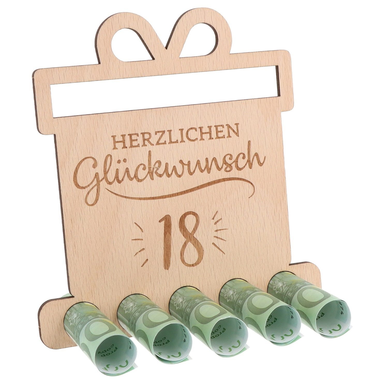 Spruchreif® Spardose Witziges Geldgeschenk, Gutscheinverpackung, Geschenk Jubiläum