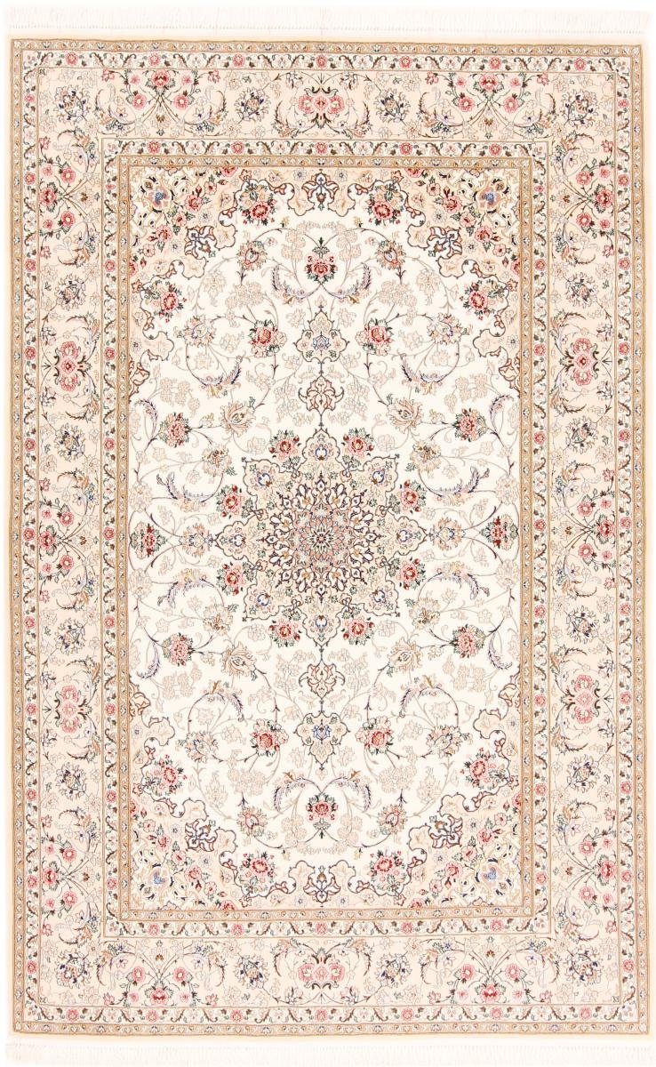 Orientteppich mm Nain rechteckig, Orientteppich, 6 Handgeknüpfter Höhe: 157x245 Trading, Seidenkette Isfahan