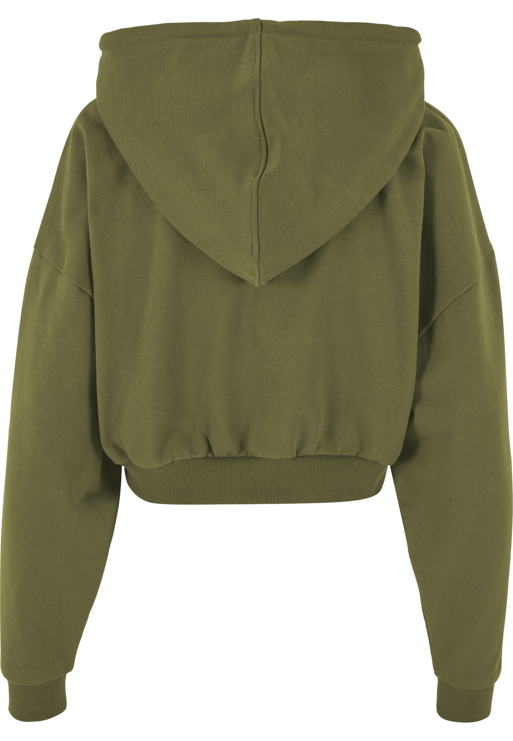 URBAN CLASSICS Kapuzensweatshirt Urban Classics Damen Ladies Cropped Heavy Hoody