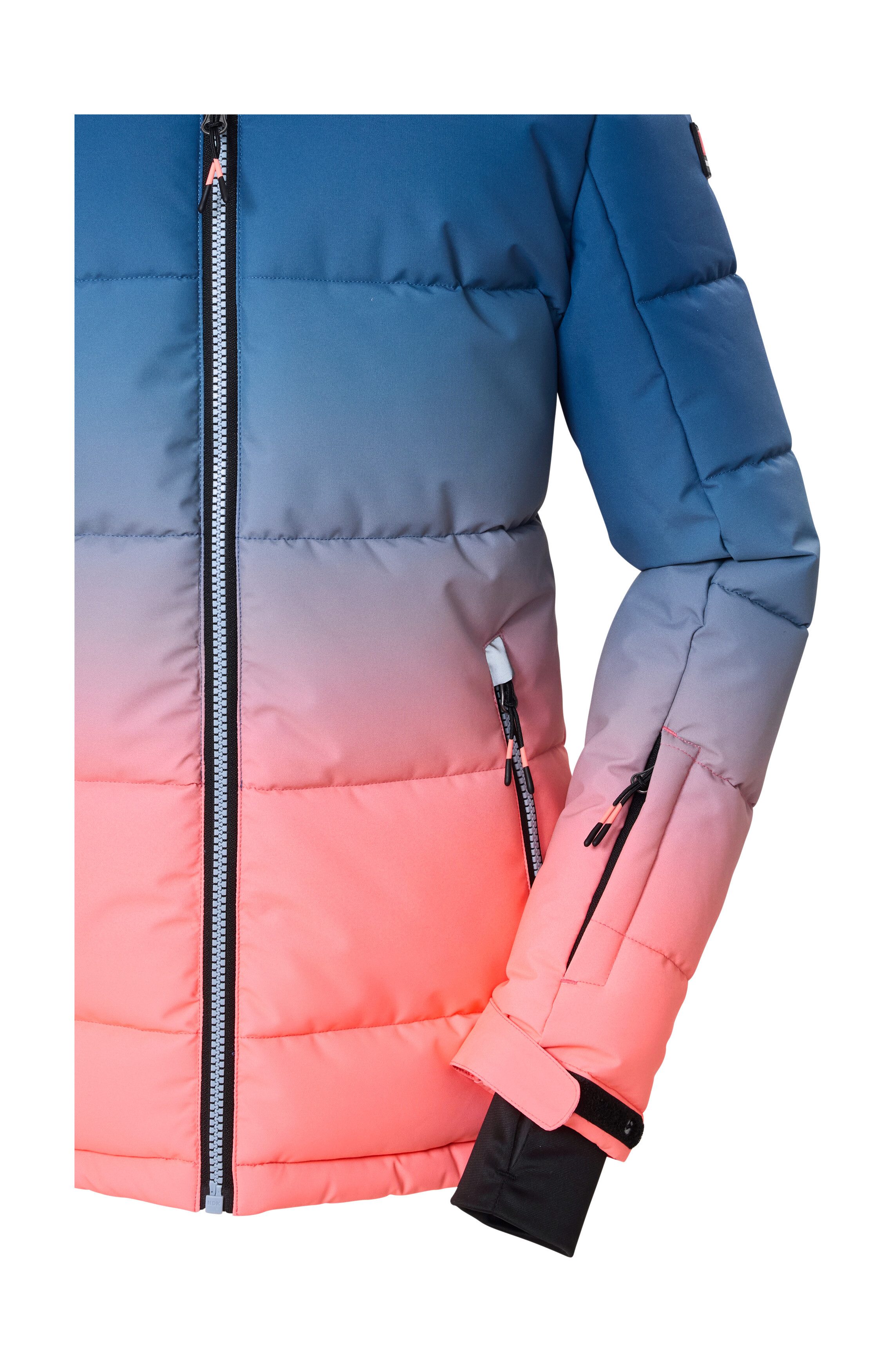 Killtec Skijacke KSW 330 GRLS SKI QLTD JCKT Wasserabweisende Winterjacke, atmungsaktiv, verstellbare Kapuze – Bild 4 von 5