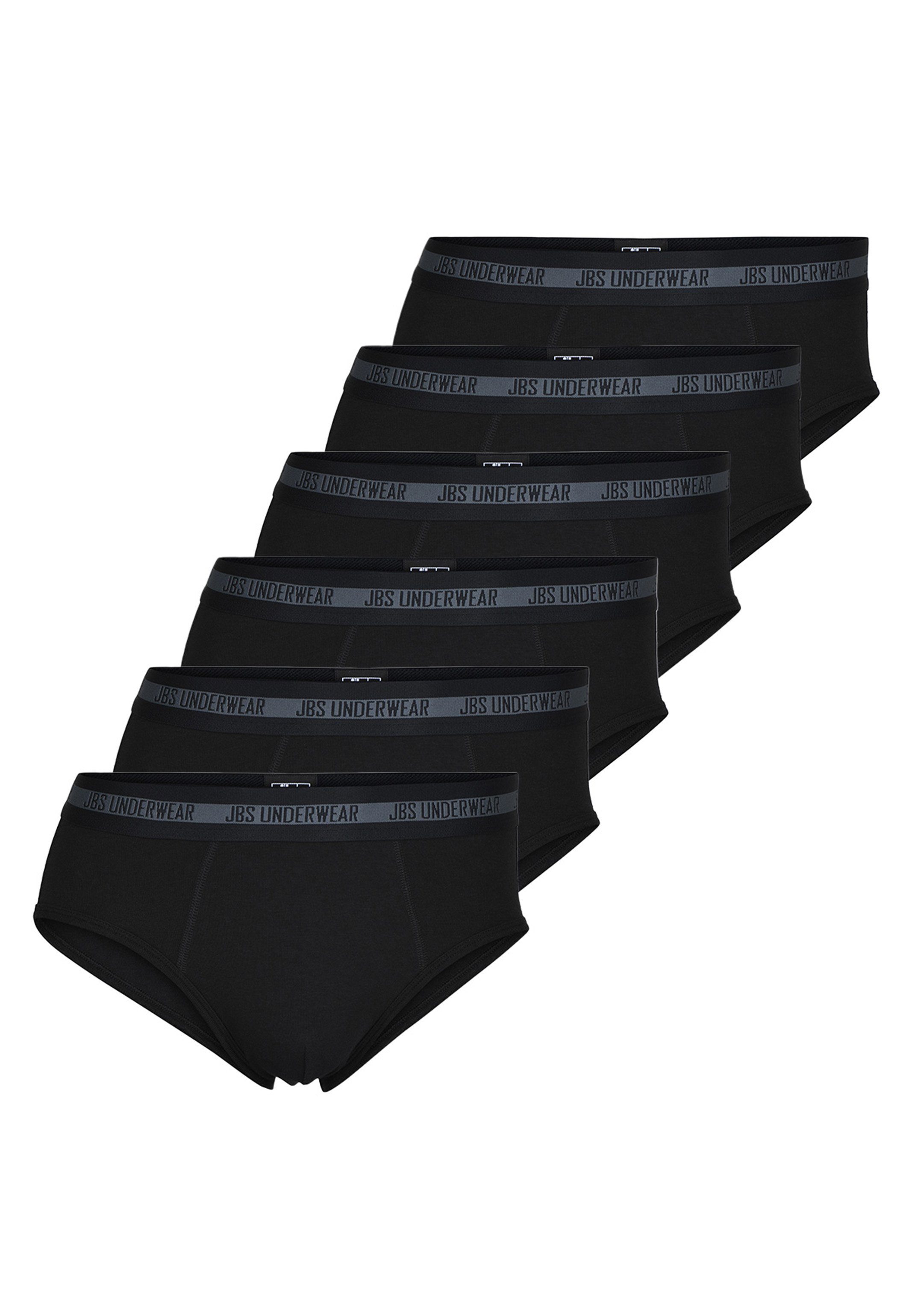 jbs Slip 6er Pack Bamboo (Spar-Set, 6-St) Midi Slip / Unterhose - ohne Eingriff - Atmungsaktiv