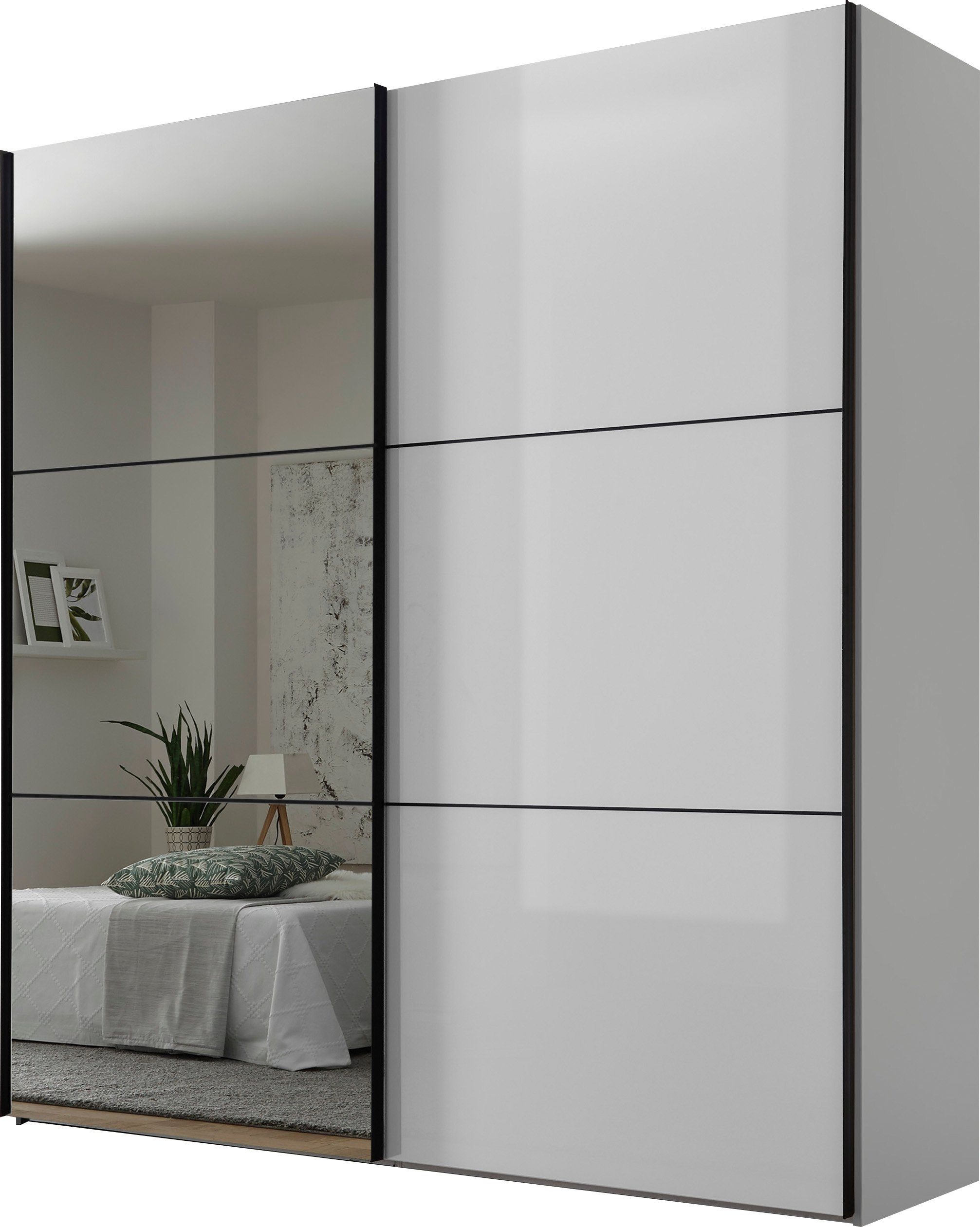 STAUD Schwebetürenschrank Includo Glas, Made in Germany