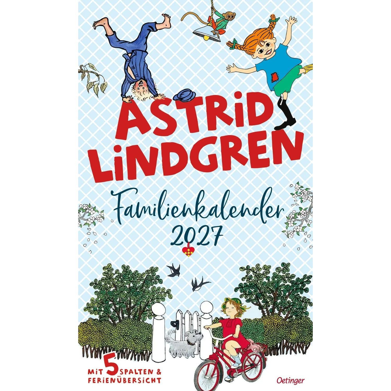 Oetinger Wandkalender Astrid Lindgren Familienkalender 2027