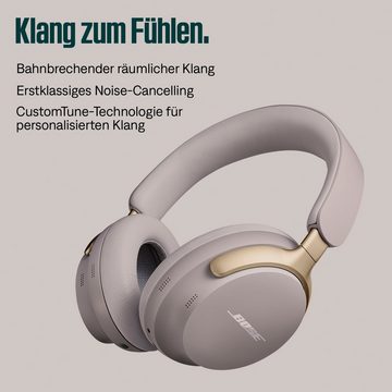 Bose QuietComfort Ultra Noise Cancelling Kopfhörer Kopfhörer (Active Noise Cancelling (ANC), Freisprechfunktion, Transparenzmodus, Bluetooth, 3 Modi, Multipoint, Simple Sync, Anpassbare EG-Einstellungen)