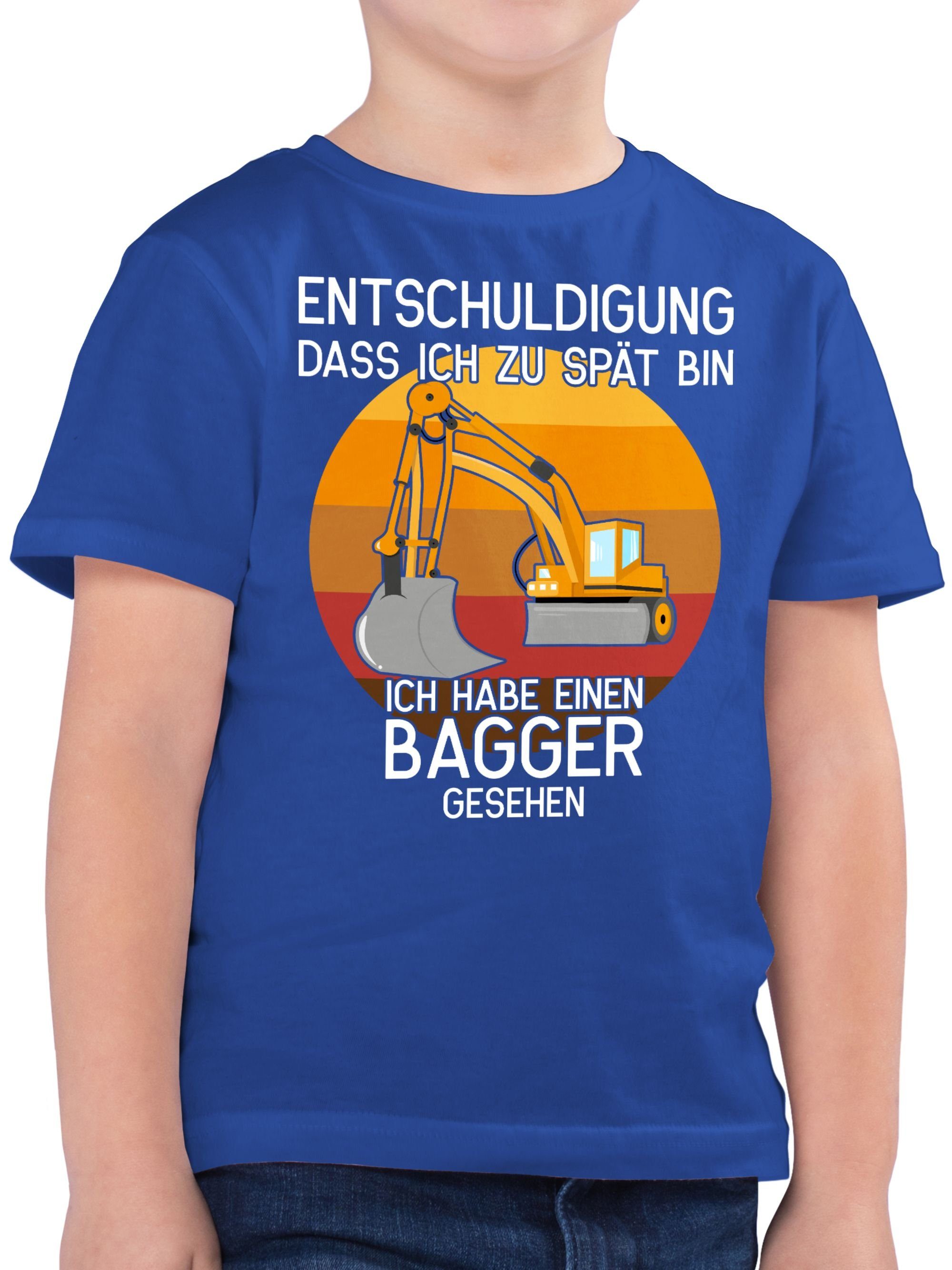 T-Shirt Entschuldigung dass ich zu spät bin - Bagger gesehen