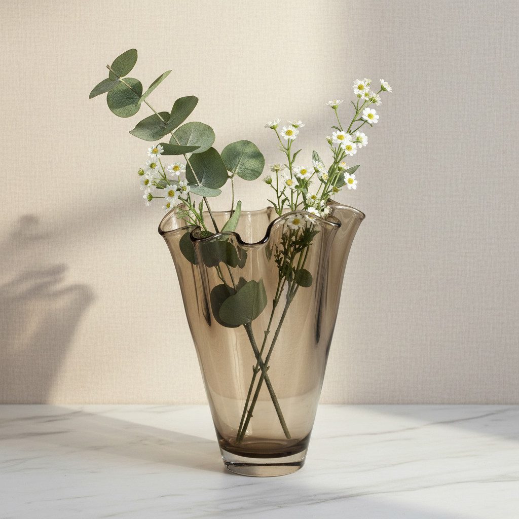 Signature Home Collection Tischvase (1 Stück, 1 St., 1x Glasvase), Handgefertigt in Europa, mundgeblasene Glasvase in Premiumqualität