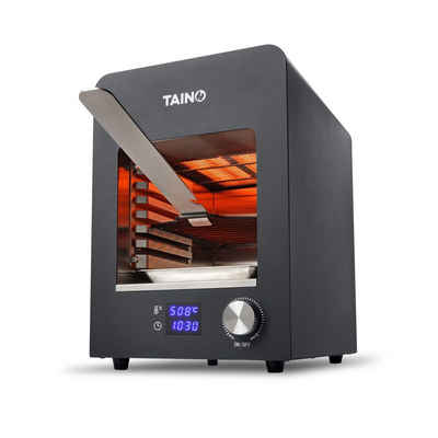 TAINO Elektro-Steakgrill TAINO Elektro Hochleistungsofen, 1800 W, Temperaturen bis zu 800°C, Versch. Hitzezonen, Gusseiserne Grillplatte
