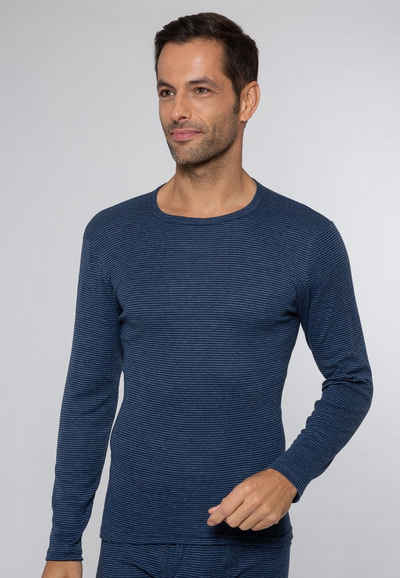 Ammann Unterhemd Jeans Feinripp (1-St) Unterhemd / Shirt Langarm - Baumwolle -