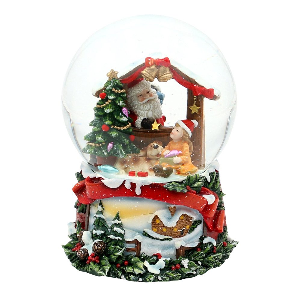 Dekohelden24 Schneekugel XL und XXL Schneekugeln in verschiedenen Ausführungen. (1 St), Sockel