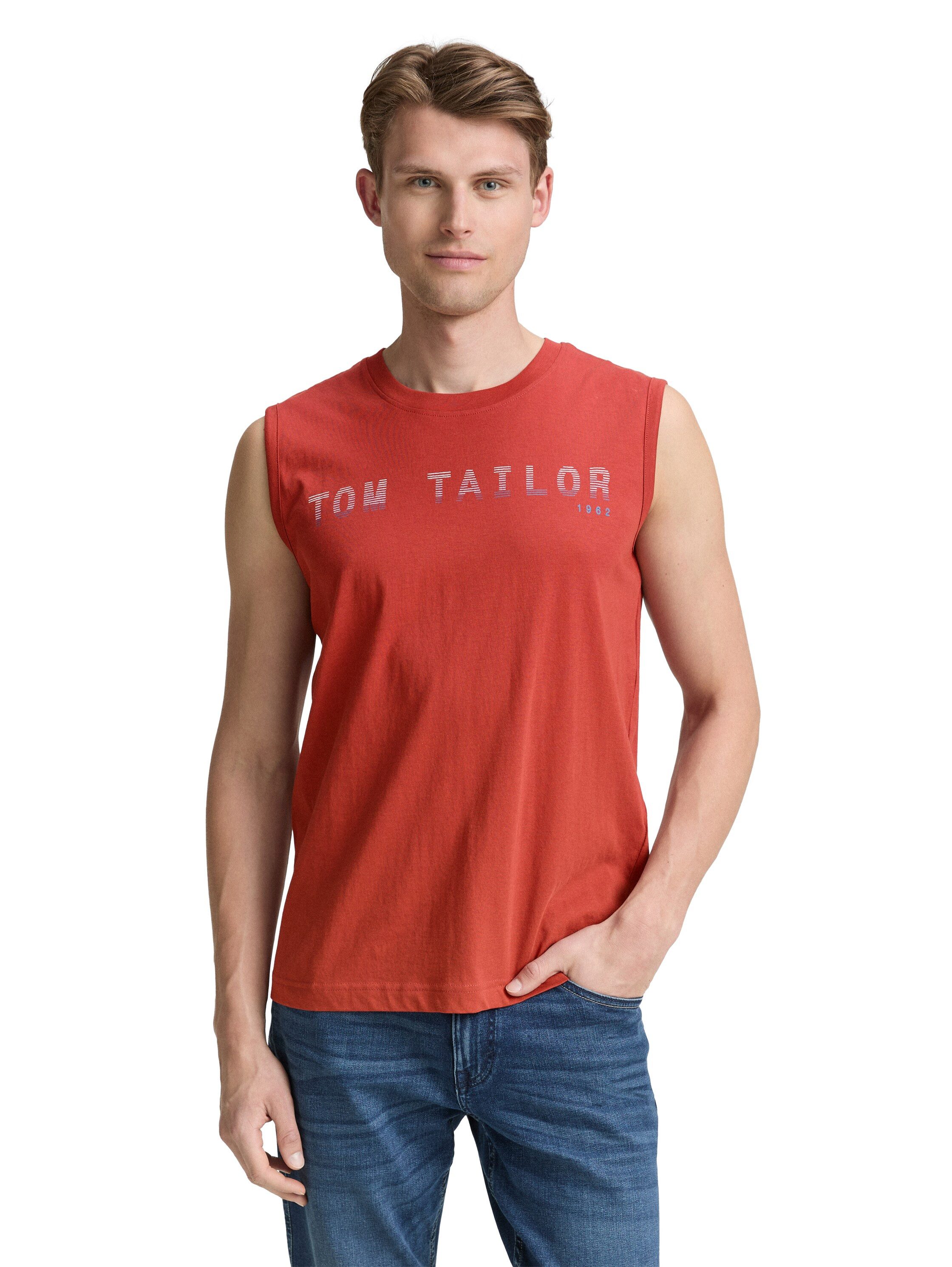 TOM TAILOR T-Shirt mit Logo-Print günstig online kaufen