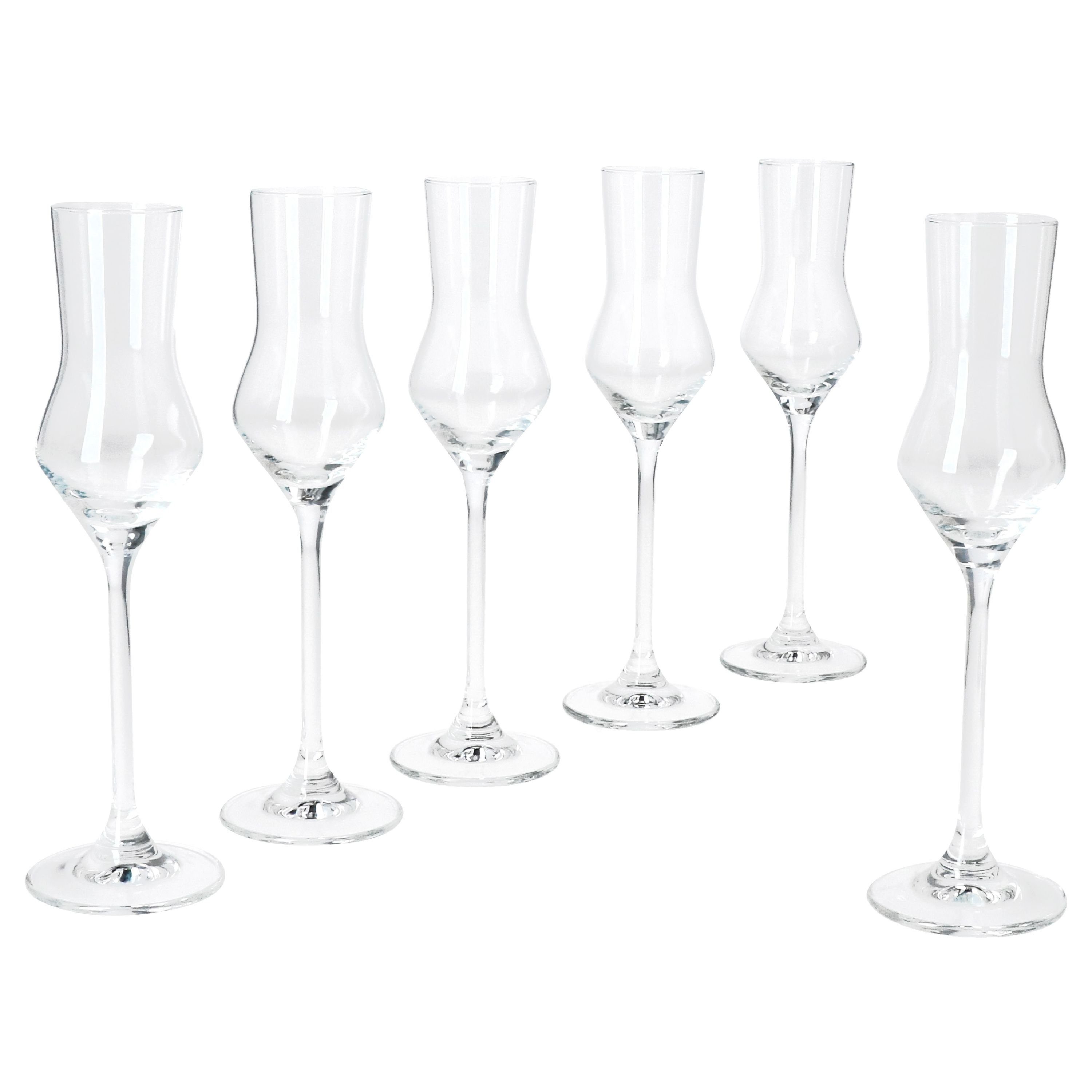 MamboCat Schnapsglas 6x Specials Spirits Grappa-Gläser 30ml mit Fuß Schnapsgläser, Glas