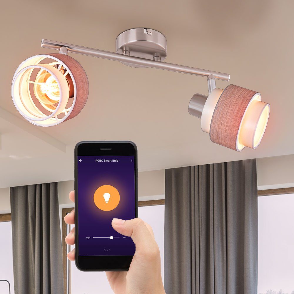 kostenlose Geschenkverpackung etc-shop Smarte LED-Leuchte, Smart Decken Lampe beweglich Spot dimmbar- Home Leuchte