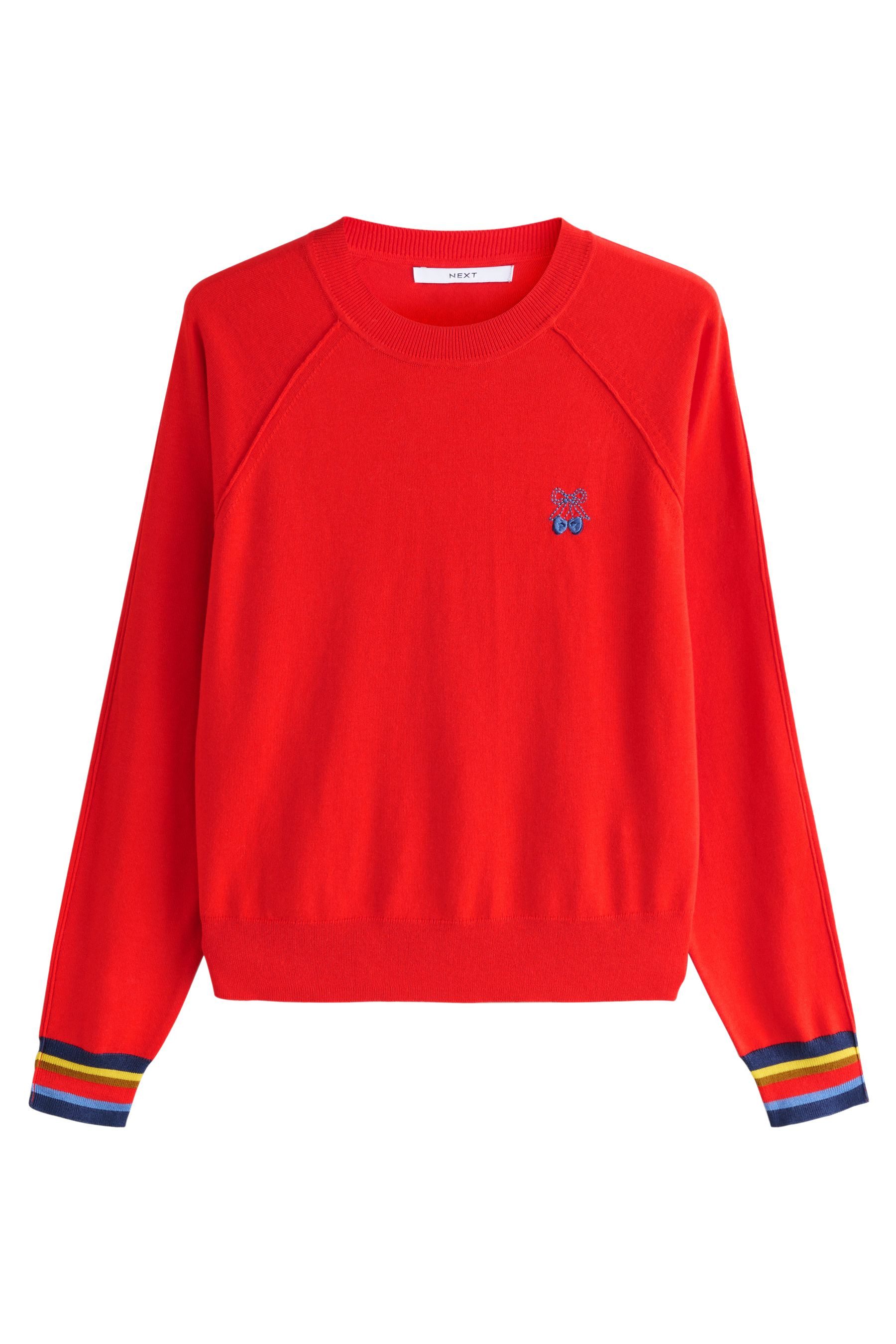 Rundhalspullover Weicher Strickpullover mit Rundhalsausschnitt