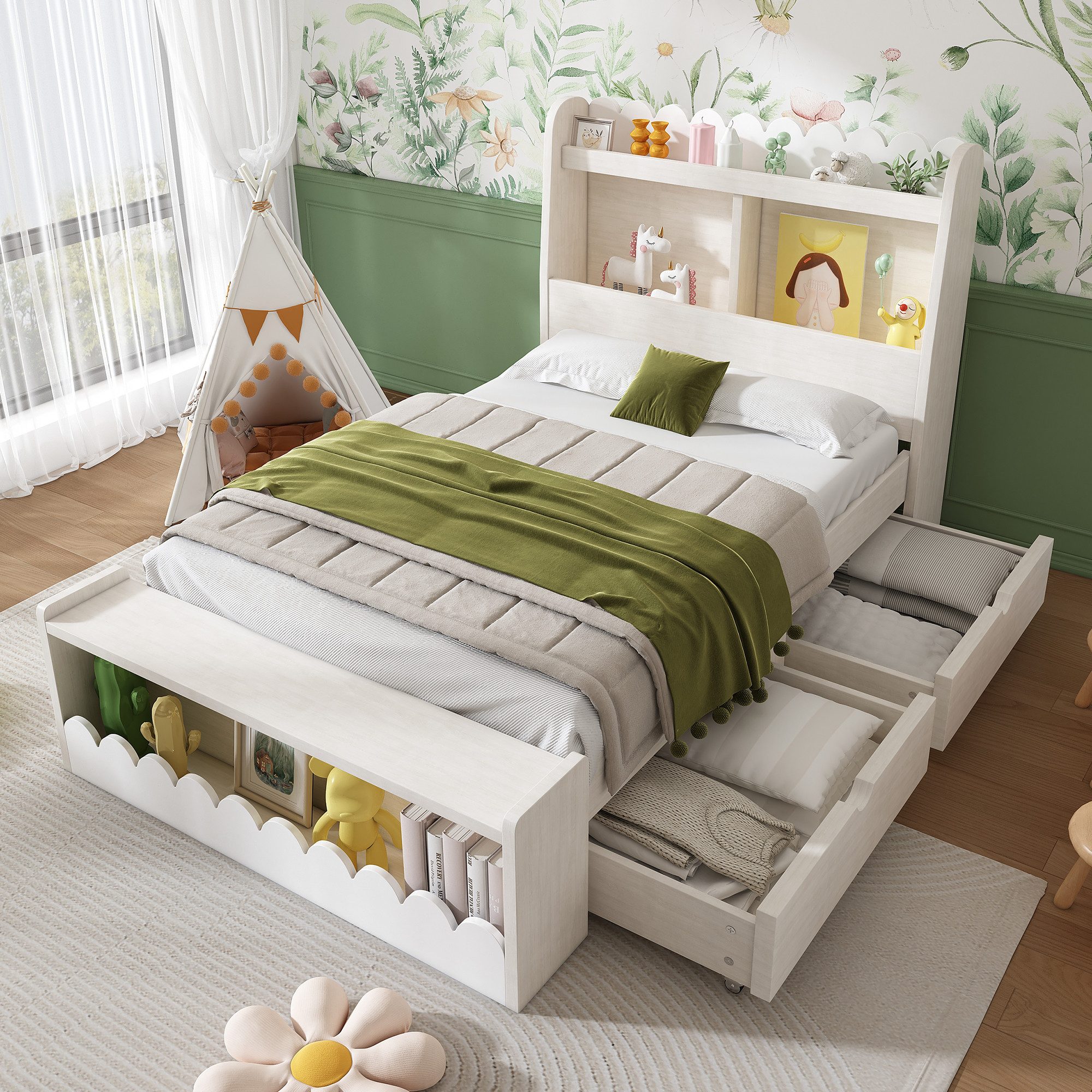 HAUSS SPOLE Kinderbett 90x200 cm mit günstig online kaufen