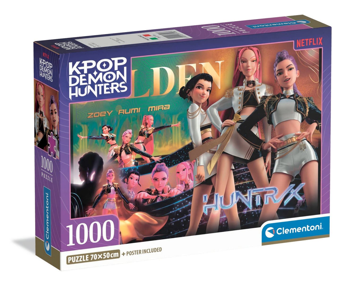 Clementoni® Spiel 1000 T High Quality Collection Compact KPop Demon Hunters
