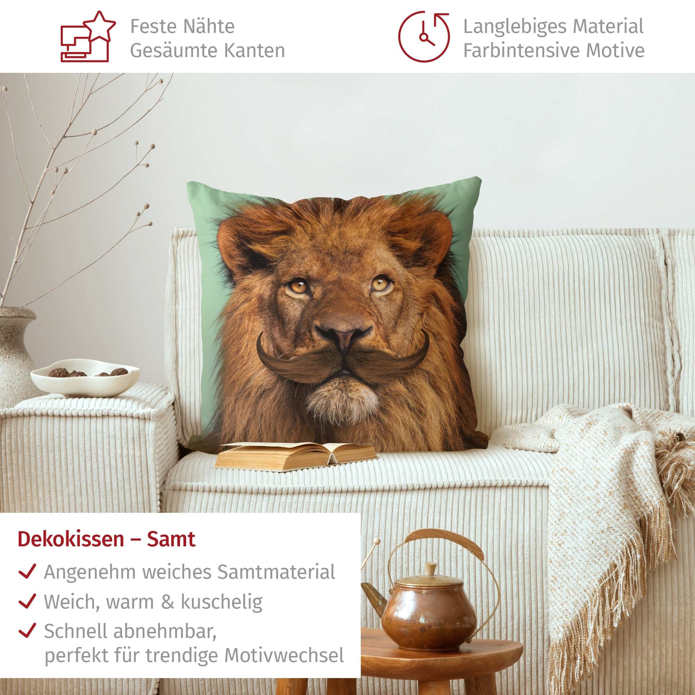 Bilderdepot24 Dekokissen drinnen Kissenhülle/ Sofakissen/ Zierkissen Kissenhülle braun Tiere Mo, Bezug mit / ohne Füllung Zierkissen Outdoor Sofa Bett