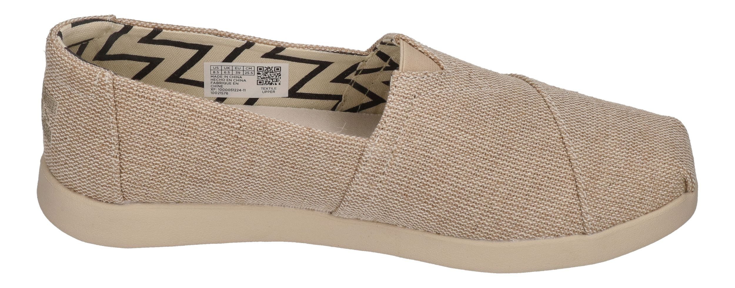 TOMS ALPARGATA PLUS Espadrille Natural Undyed Heritage – Bild 4 von 5