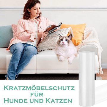 Coonoor Kratzmatte Sofa Transparent Kratzschutz Pad,für Möbel Couch (20cm x 5m)