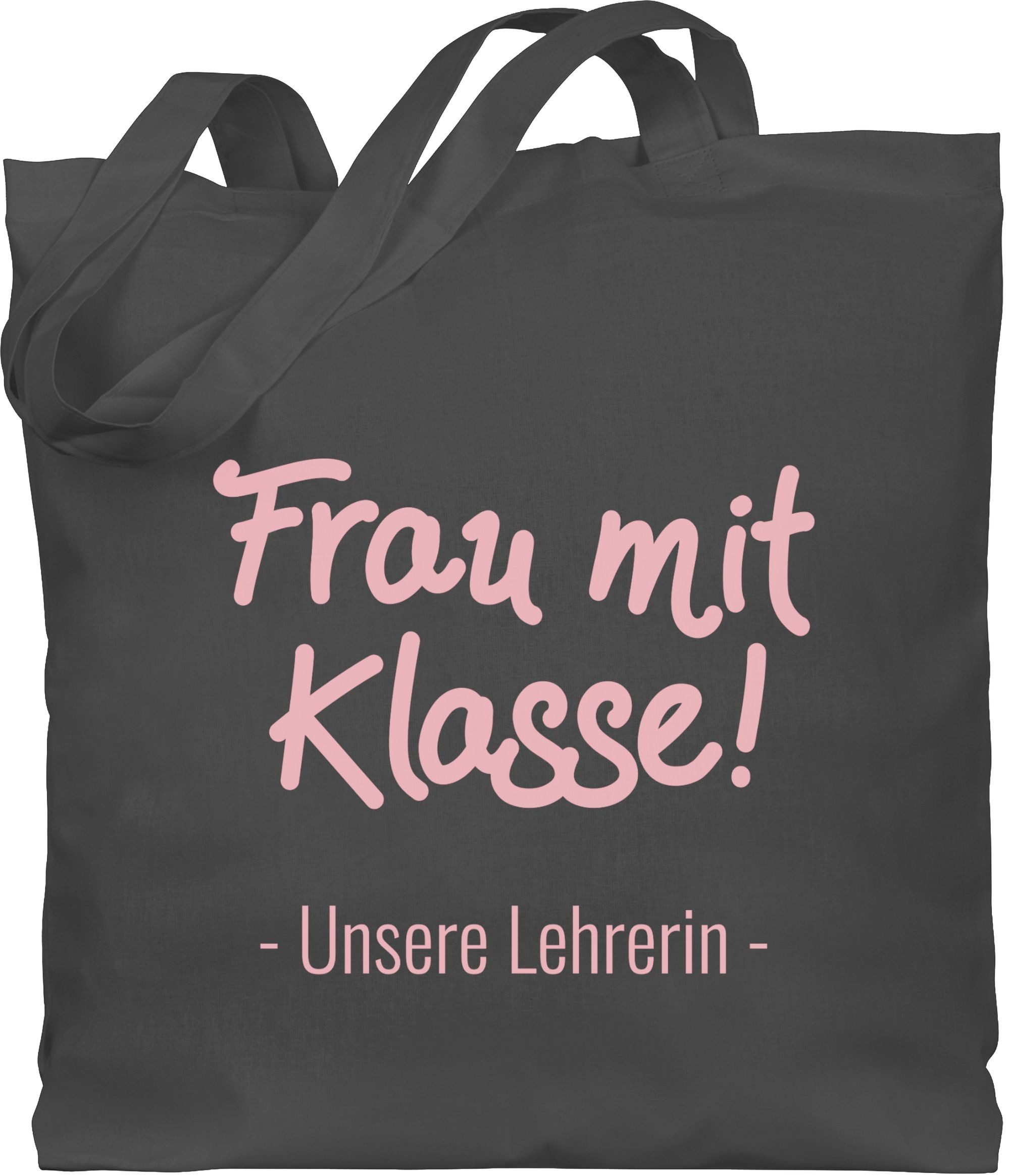 Umhängetasche Frau mit Klasse Unsere Lehrerin