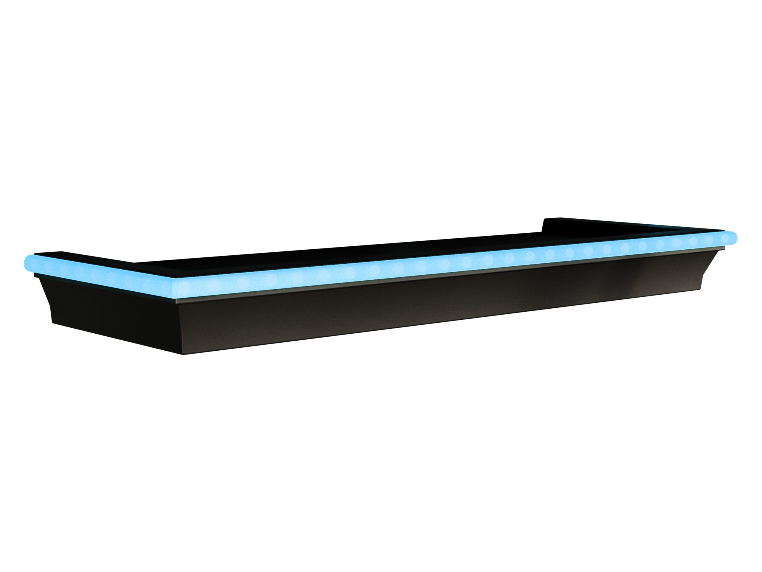 MIRJAN24 Wandregal Wrotyn, mit LED-Beleuchtung, 46x16x5 günstig online kaufen