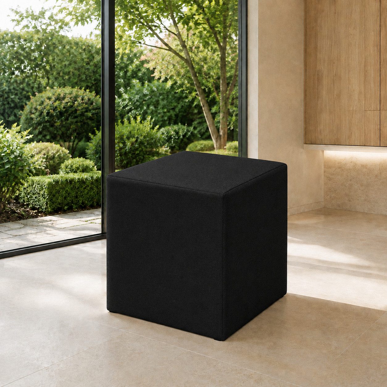 Best for Home Sitzhocker Cube Pouf – Stilvoller Samt Hocker & Fußhocker (Einzelstück, 1 St., verschiedene Farben), Handwerksqualität,TOP Preis-Leistungs-Verhältnis