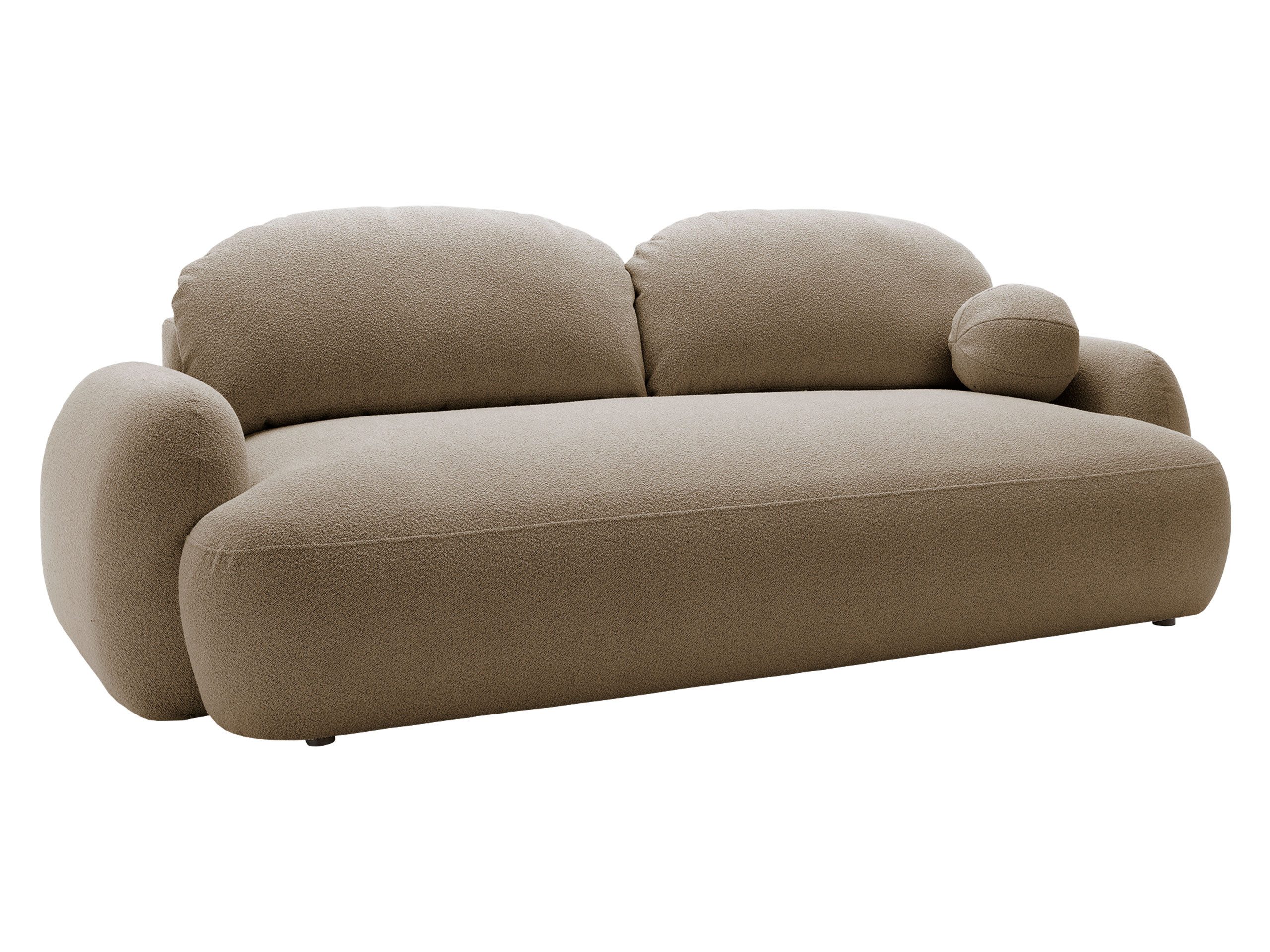 MIRJAN24 Schlafsofa Mayo, mit Bettkasten und Schlaffunktion, Dekokissen, 256x115x85 cm
