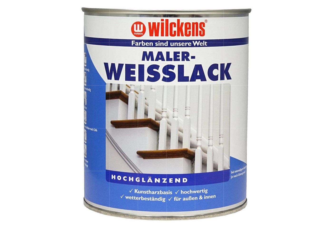 Wilckens Farben Lack Maler-Weisslack - 0.75 Liter