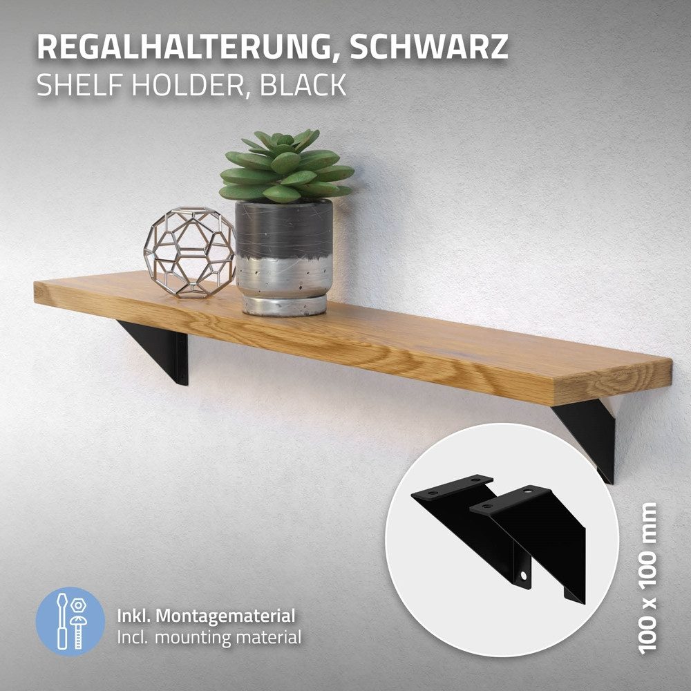 ML-DESIGN Wandregalhalter Regalhalterung aus Metall, dreieckige günstig online kaufen