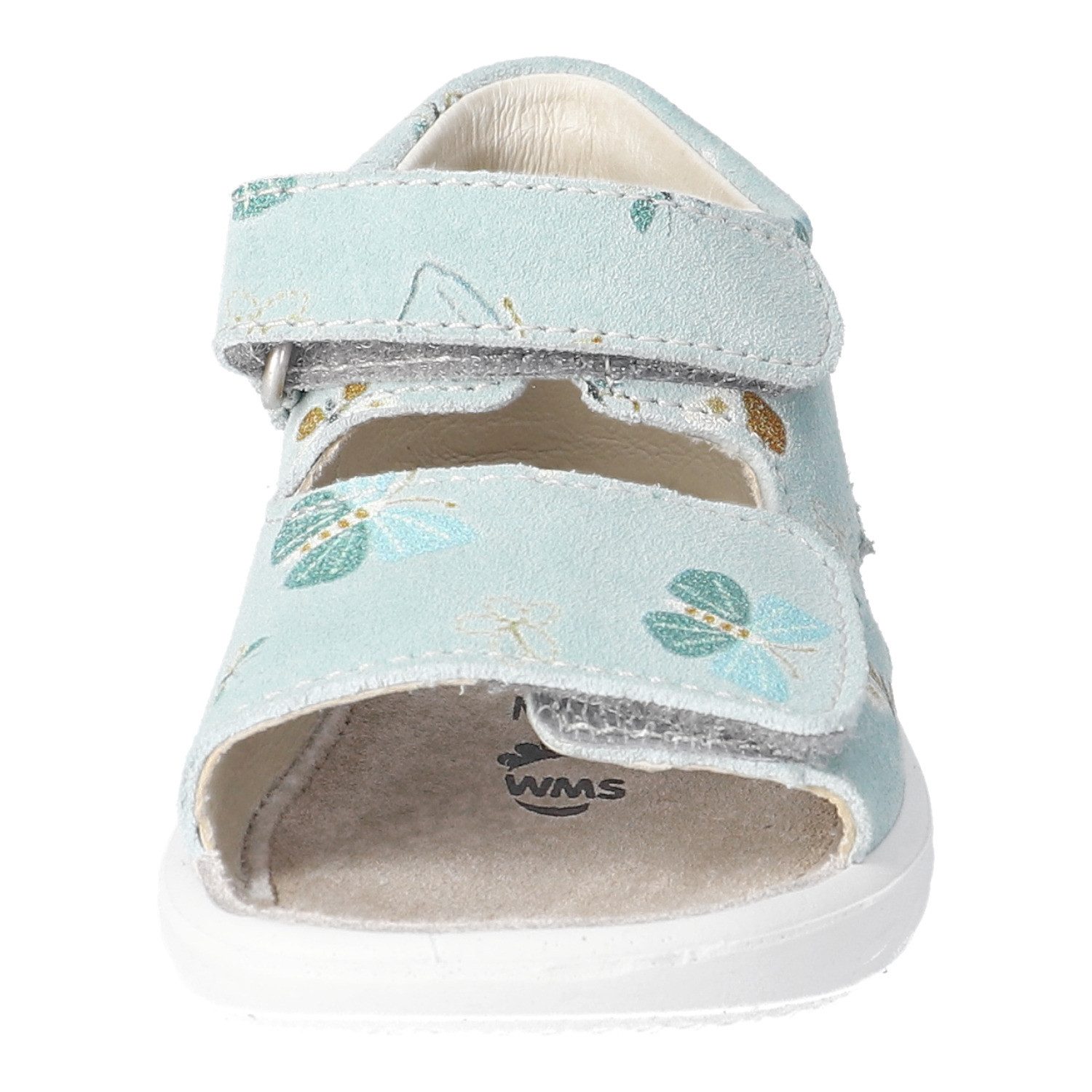 PEPINO by RICOSTA Banu WMS: mittel Lauflernschuh Sandalette mit Klett und Animal Print, Größenschablone zum Download