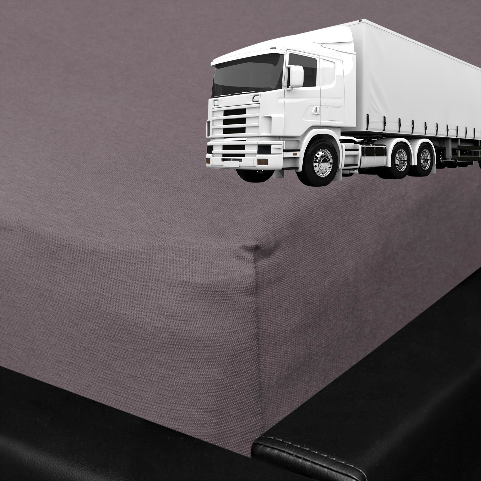 BETTWARENSHOP Spannbettlaken LKW Truck, Jersey, Gummizug: günstig online kaufen
