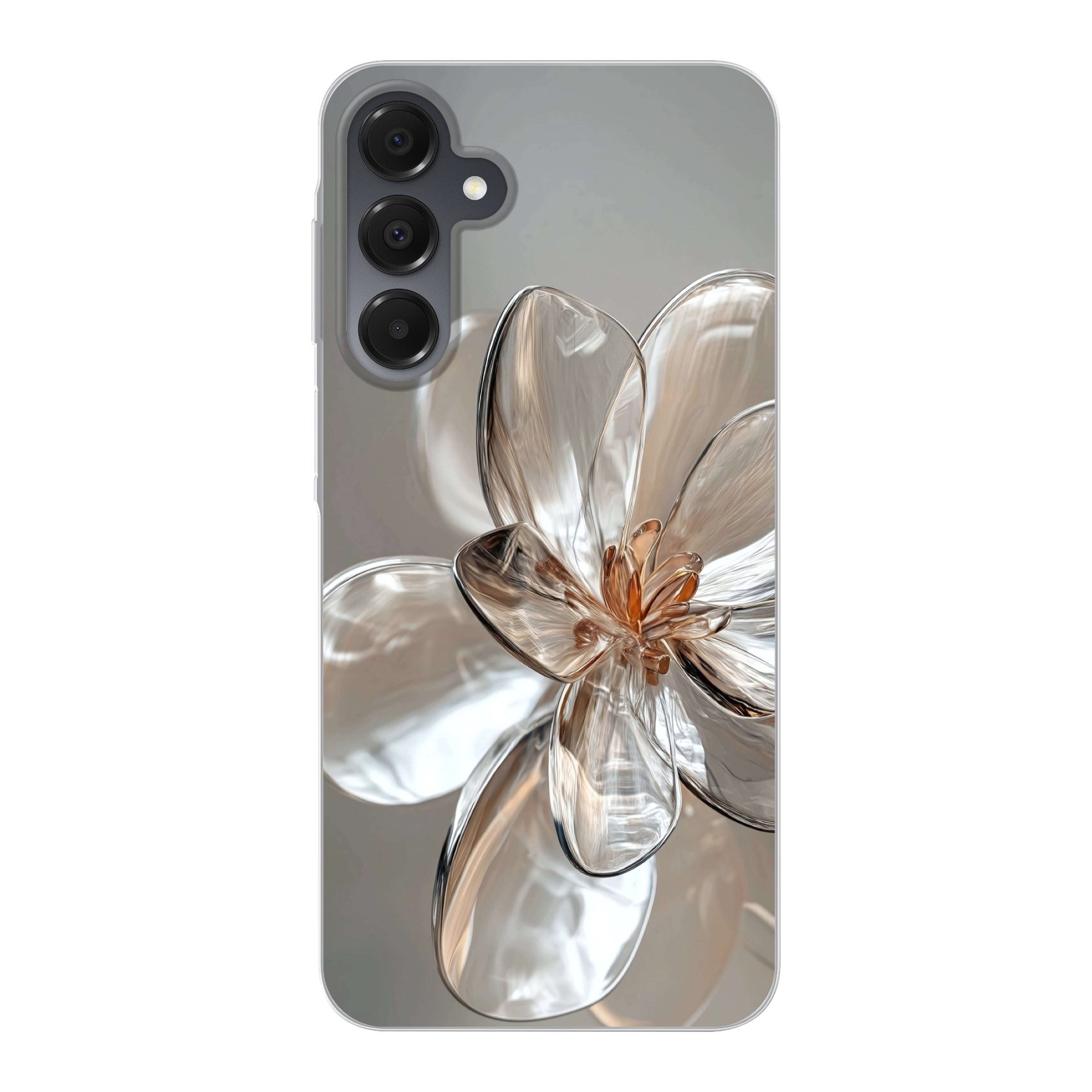 MuchoWow Handyhülle für Samsung Galaxy A16 5G Blume - Gläser - Transluzent, Phone Case, Silikon, Schutzhülle Dünn